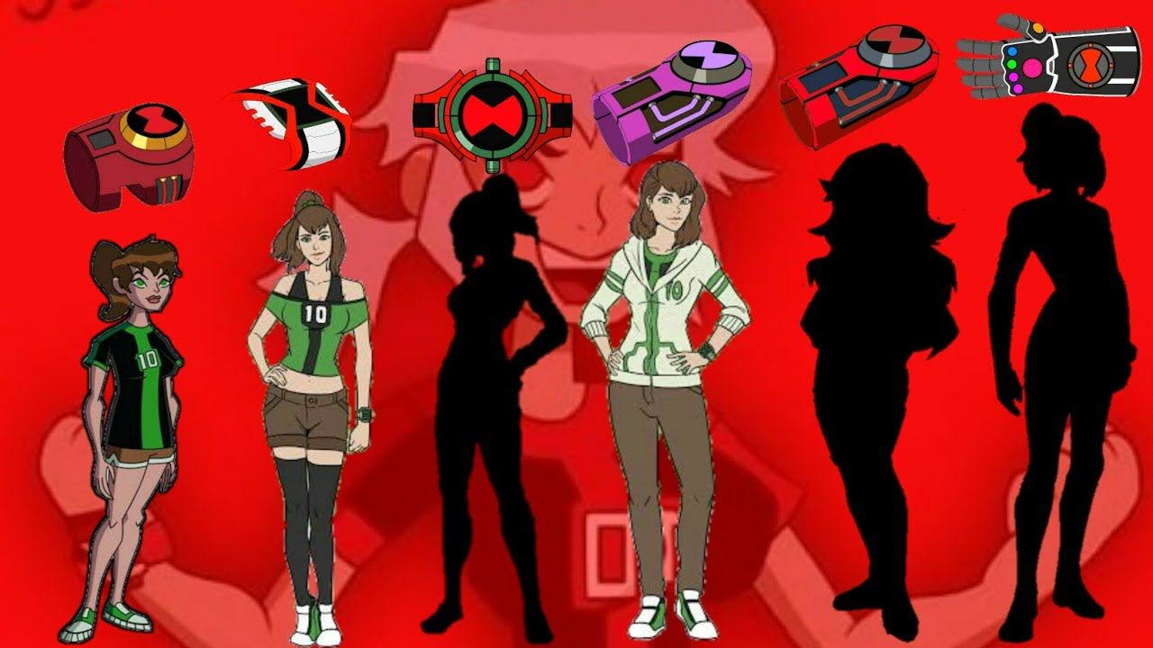 1280x720 Albedo Female Version versions with different omnitrix (Ben 10) Fan made