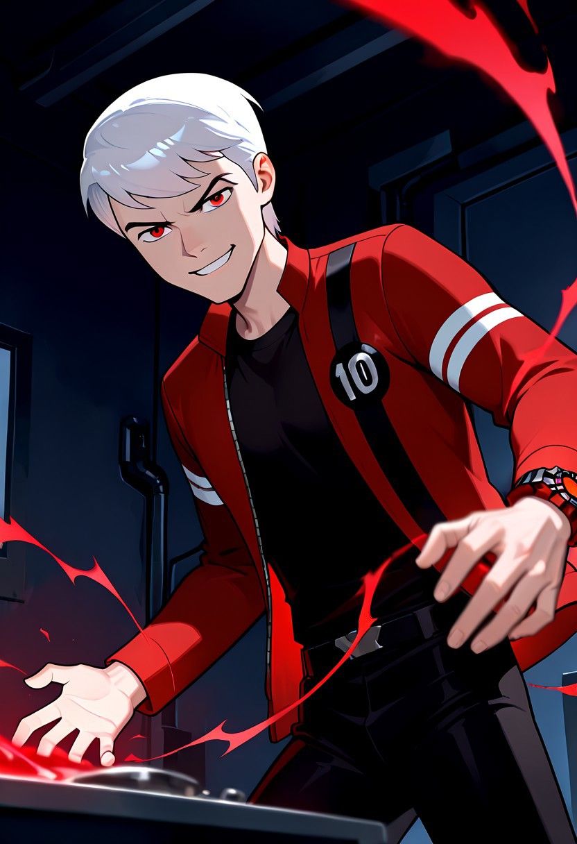 832x1216 Ben Tennyson + Albedo - Ben 10 Ultimate