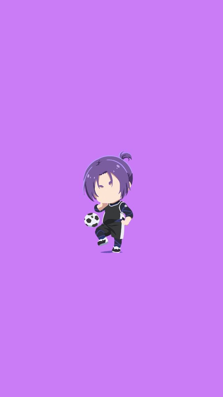 720x1280 Blue Lock Anime Character with Soccer Ball. Bluelock phone wallpaper, Blue lock logo wallpaper, Subtle blue lock wallpaper
