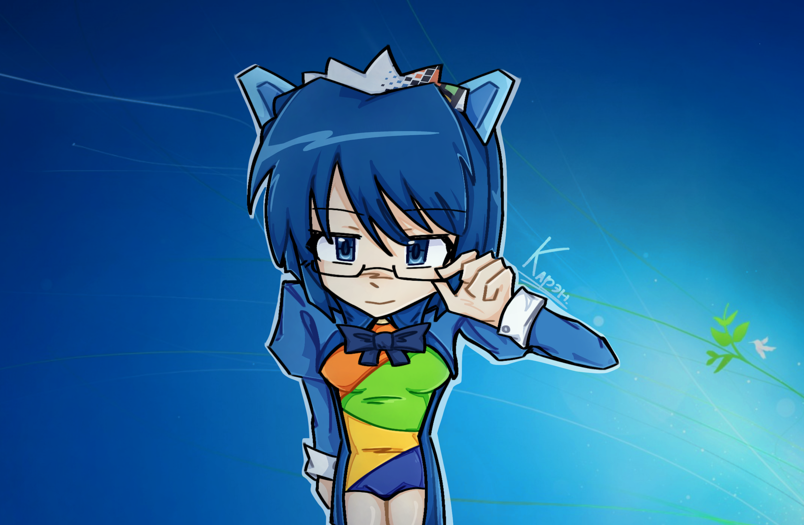 2600x1698 Windows Chan :D By Kar3enn On Newgrounds