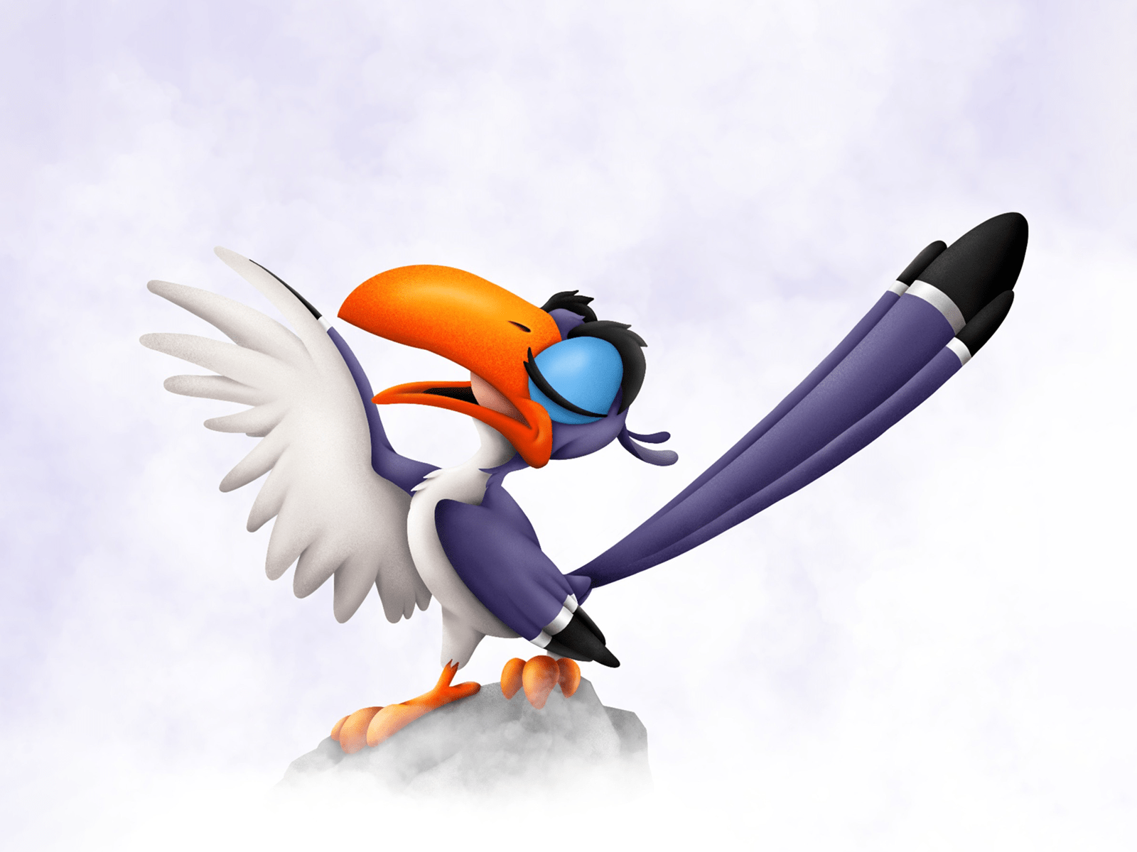 1600x1200 Zazu Lion King by Dylan Somon on Dribbble