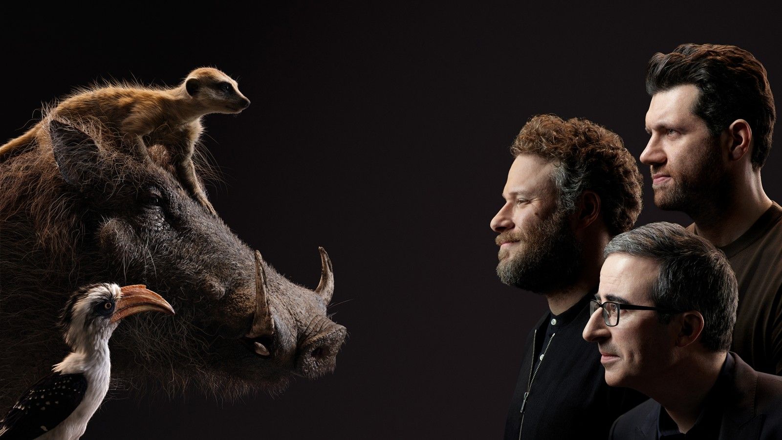 1600x900 Billy Eichner John Oliver Pumbaa Seth Rogen The Lion King Timon Zazu HD The Lion King Wallpaper