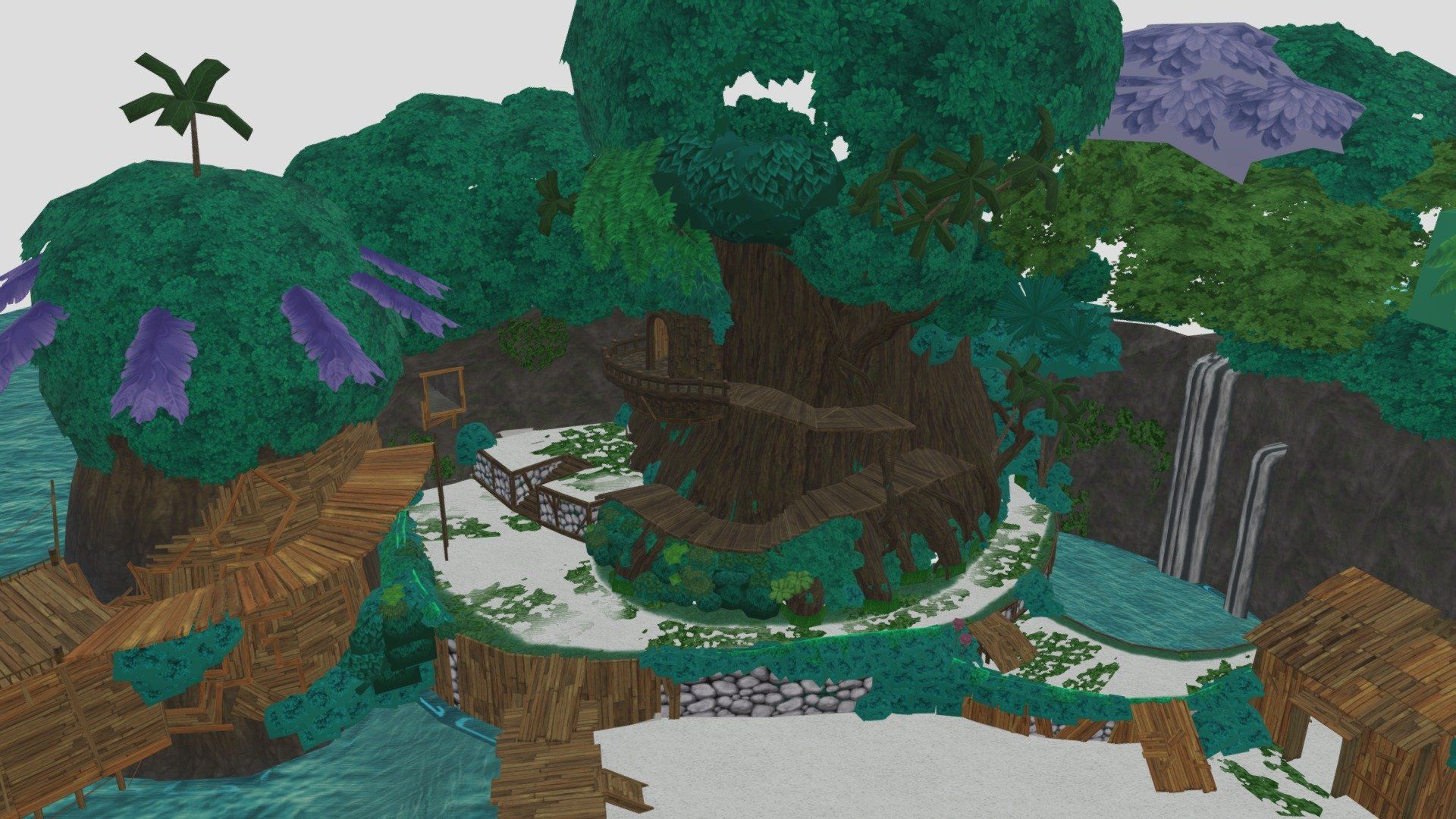 1920x1080 Kingdom Hearts Islands Seashore Free 3D model by MrPato [7c2af72]