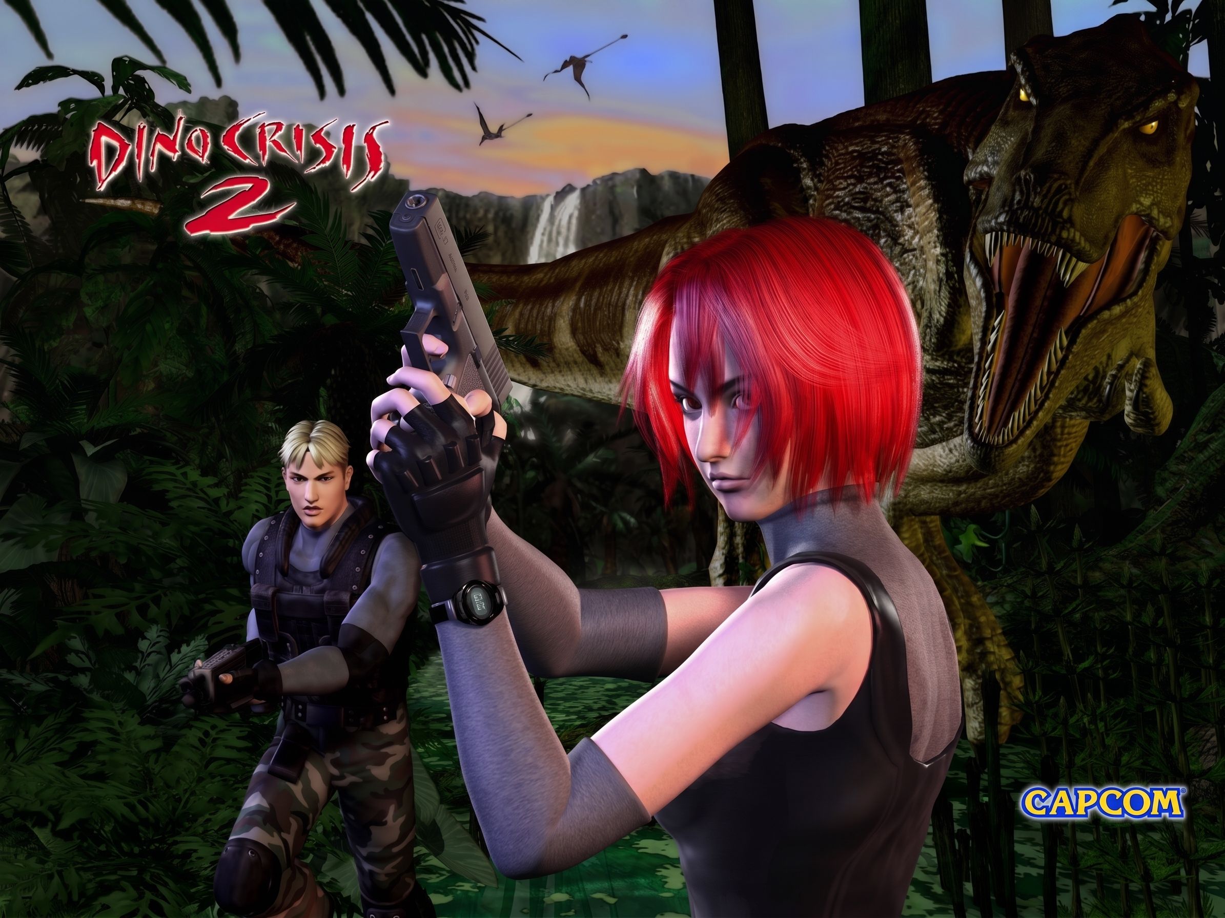 2390x1792 Files Extracted From Dino Crisis 2 PC CD ROM Including Themes And Wallpaper