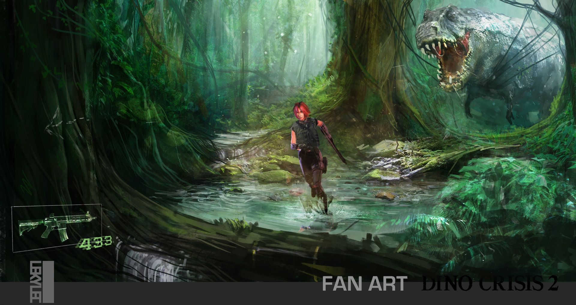 1920x1019 Dino Crisis 2 fan paint over
