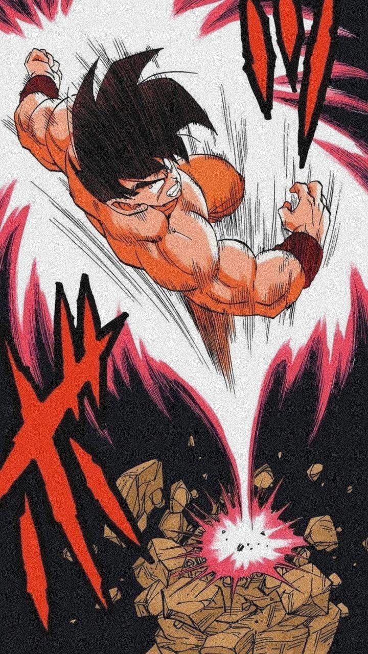 720x1280 Goku saiyan saga kaioken. Iconic manga panels, Dragon ball manga wallpaper, Dragon ball artwork