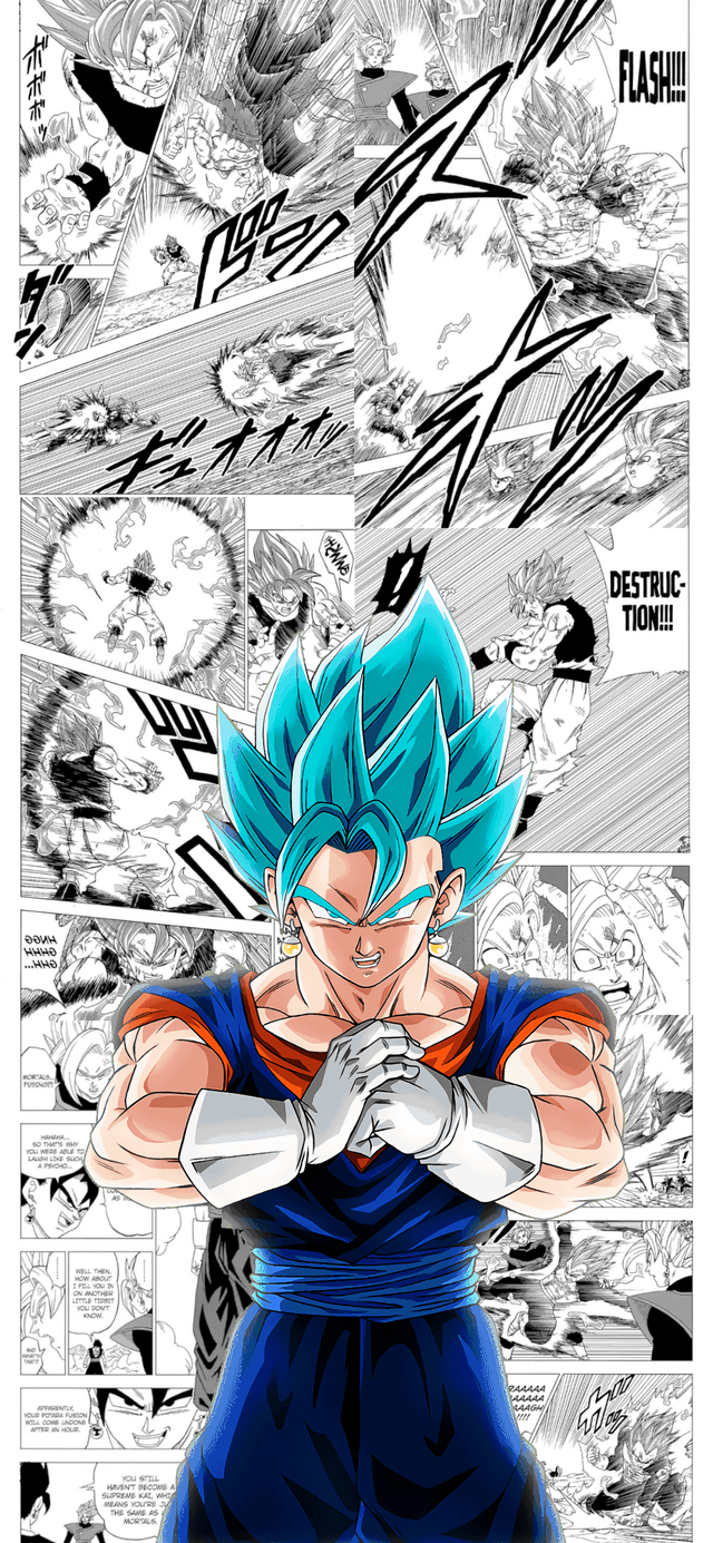640x1385 Dragon Ball Manga Phone Wallpaper