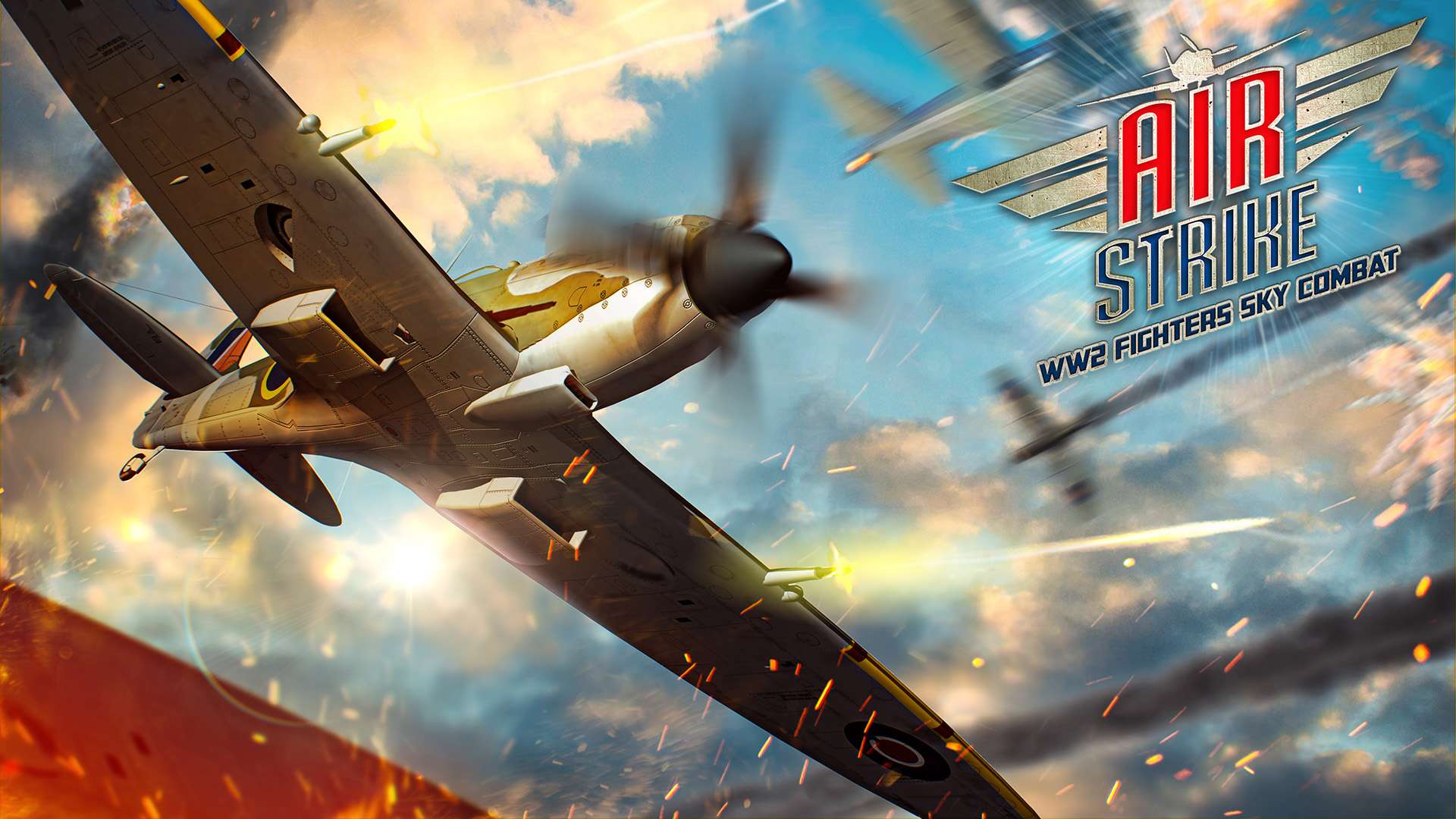 1920x1080 Air Strike: WW2 Fighters Sky Combat