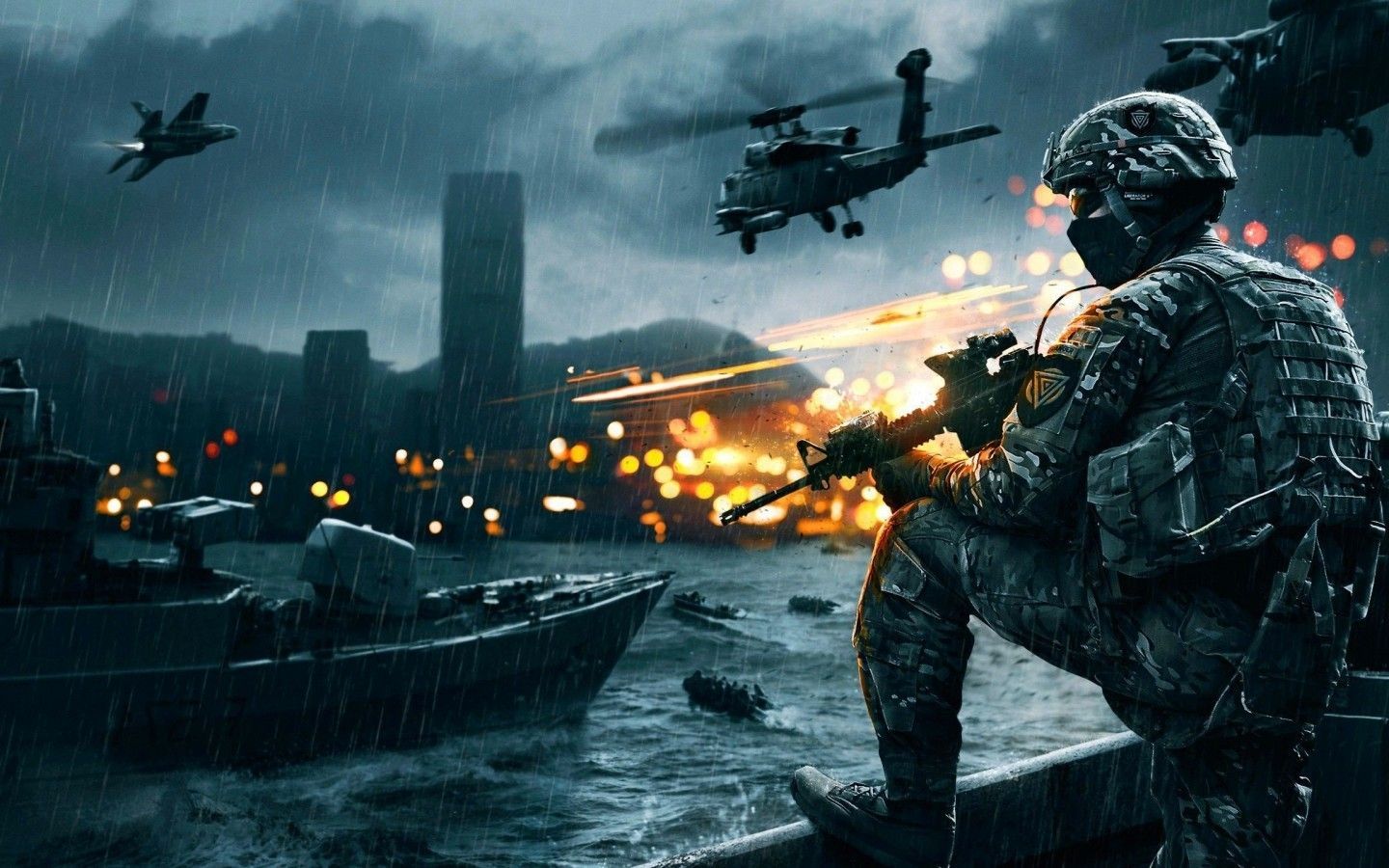 1440x900 Air Strike Wallpaper