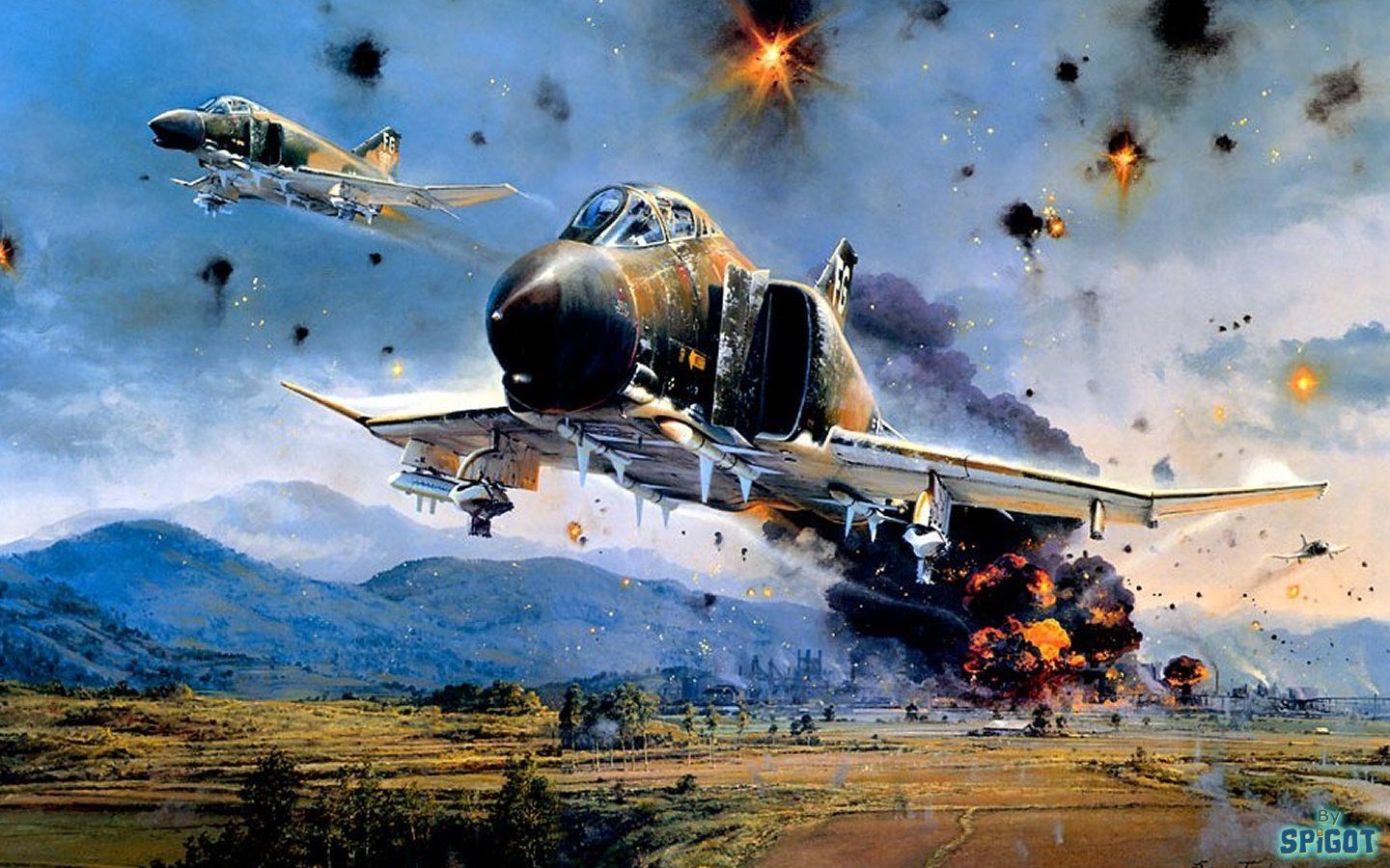 1440x900 Air Strike Wallpaper