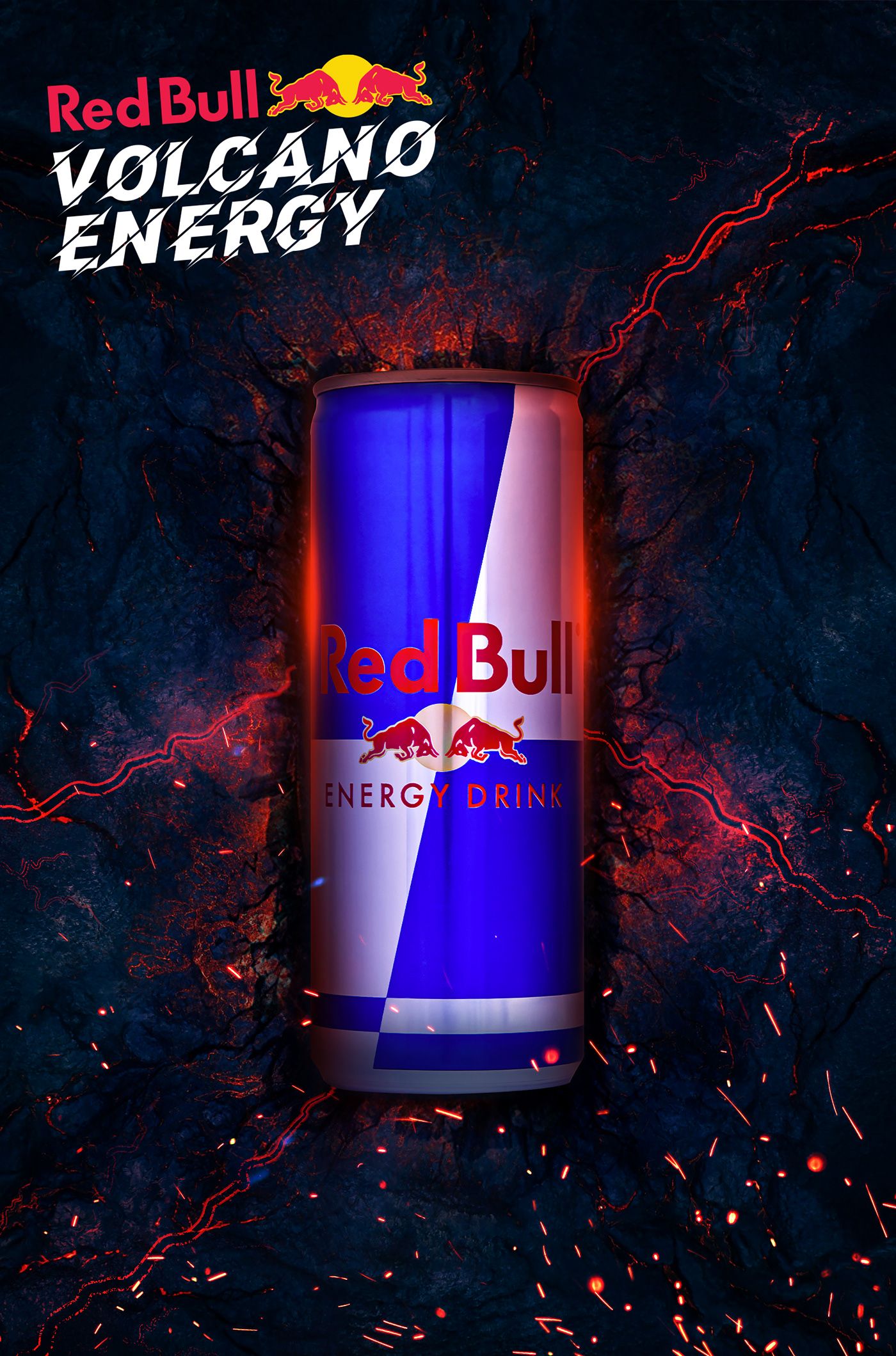 1400x2119 Red Bull Volcano Energy - Behance