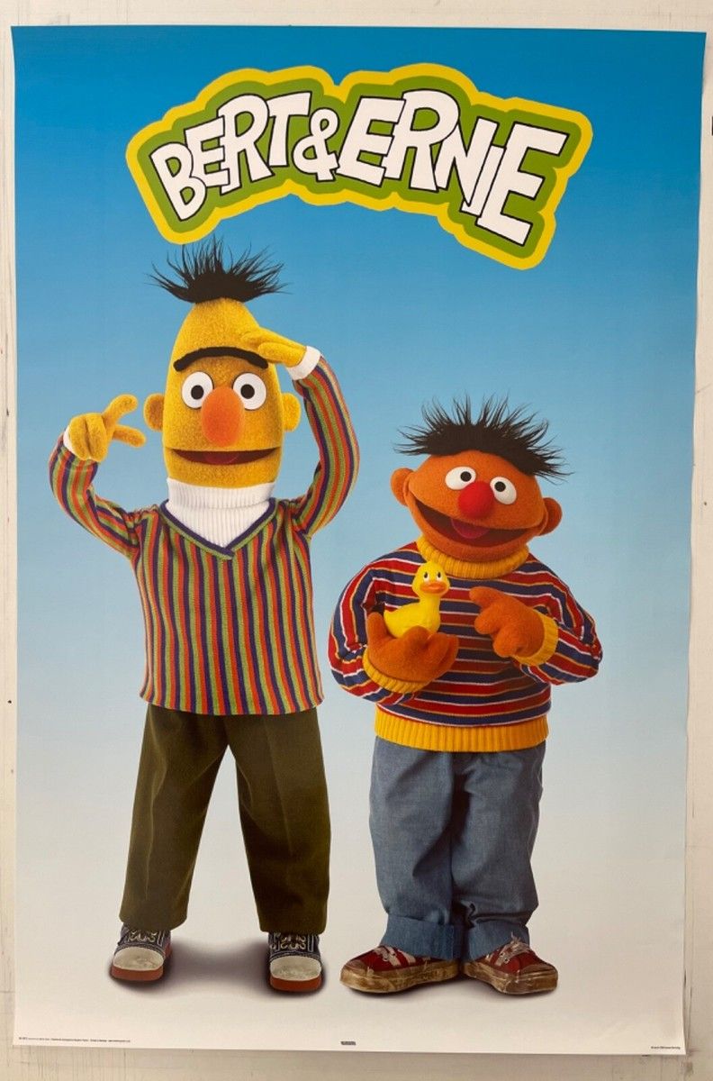 792x1200 BERT & ERNIE , AUTHENTIC 2008 POSTER