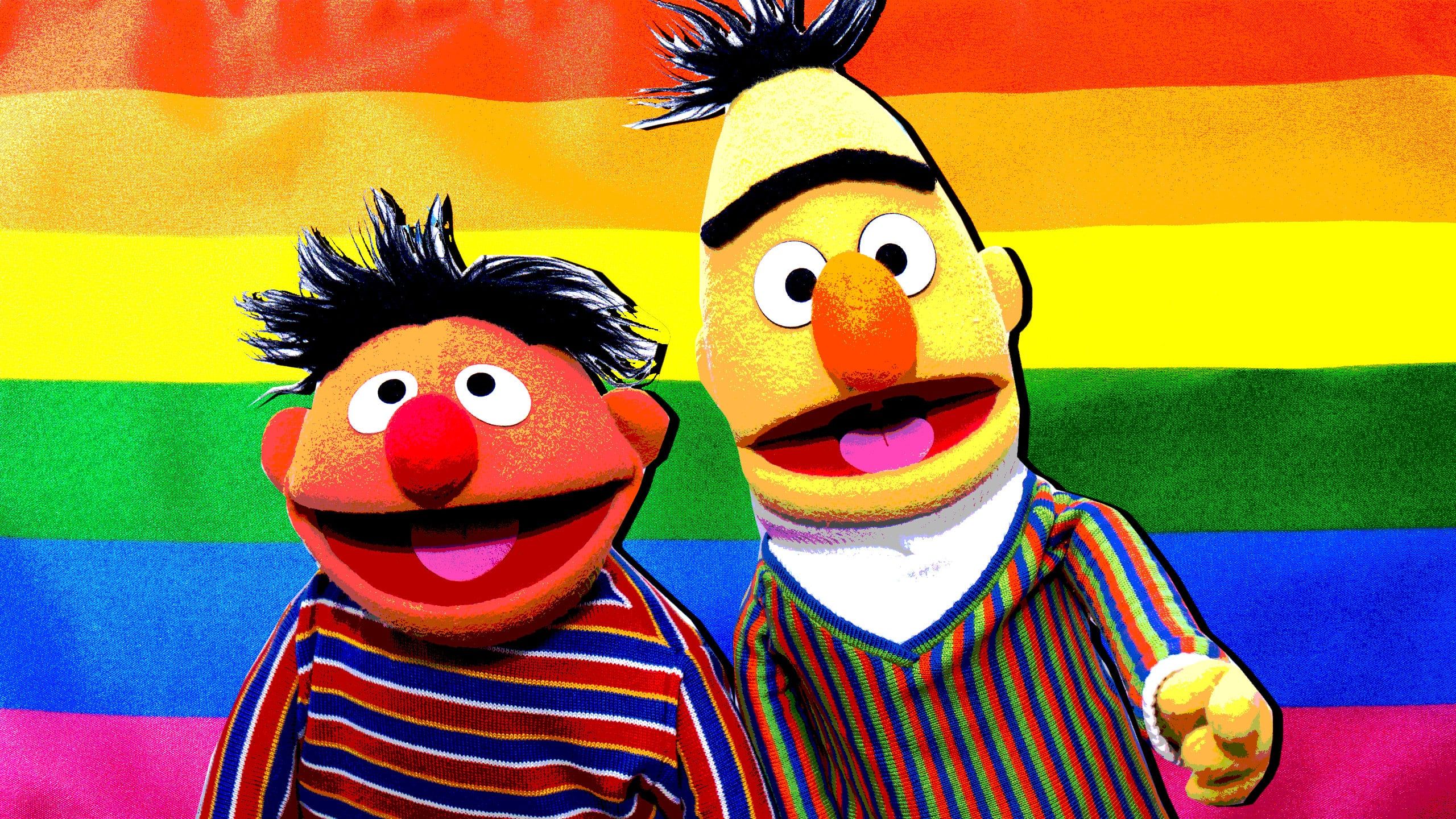 2560x1440 Inside Bert And Ernie's All Too Brief Moment Of Gay Liberation