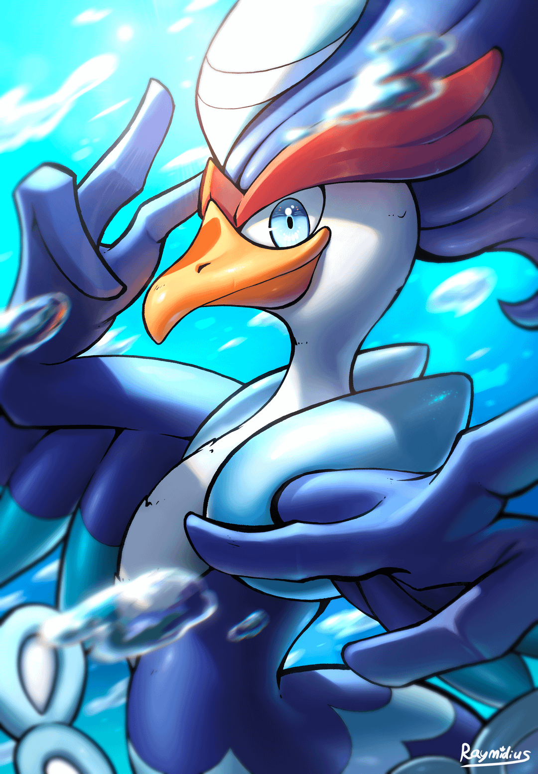 1080x1554 Drew Quaquaval, one of my favorite Pokemon! (+ fun tcg version)
