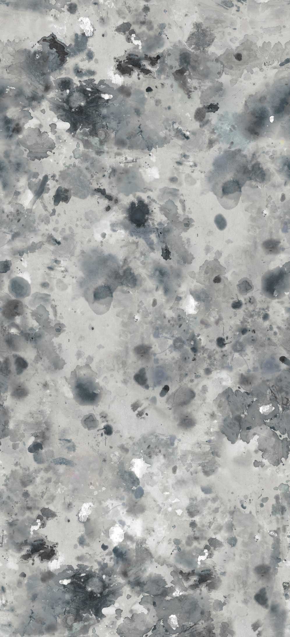 996x2190 Grey Shabby Chic Watercolor Wallpaper