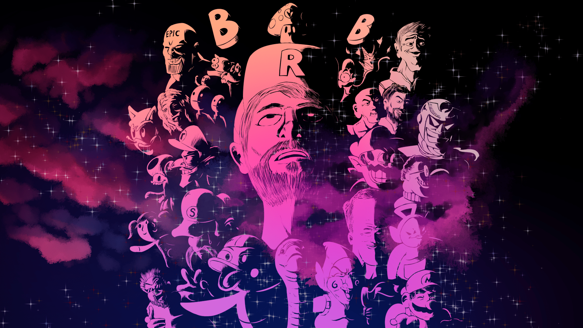 1920x1080 Vinesauce BRB by BurdBones on Newgrounds