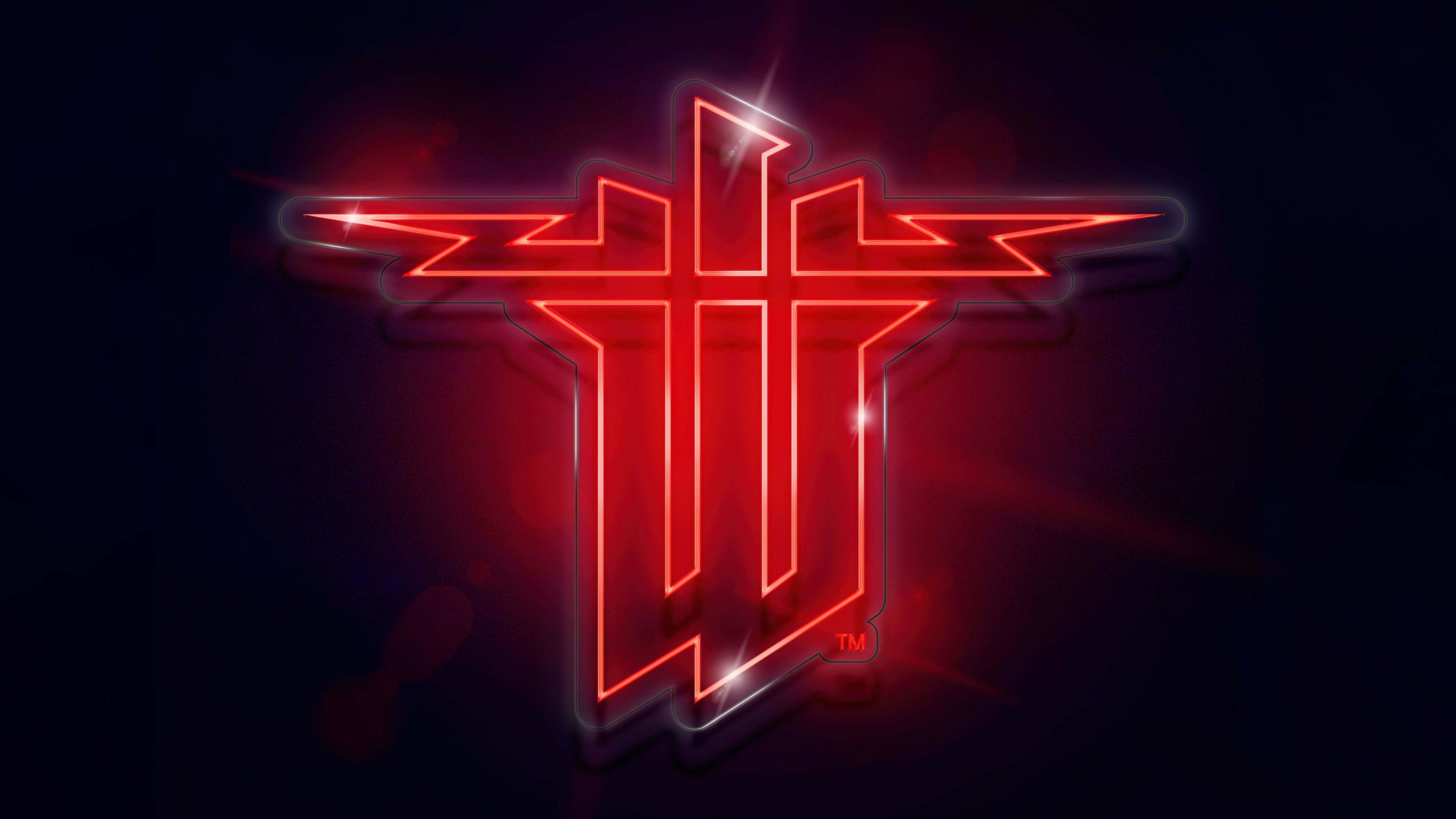 3840x2160 Wolfenstein Wallpaper 4K, Logo, 5K, Dark background