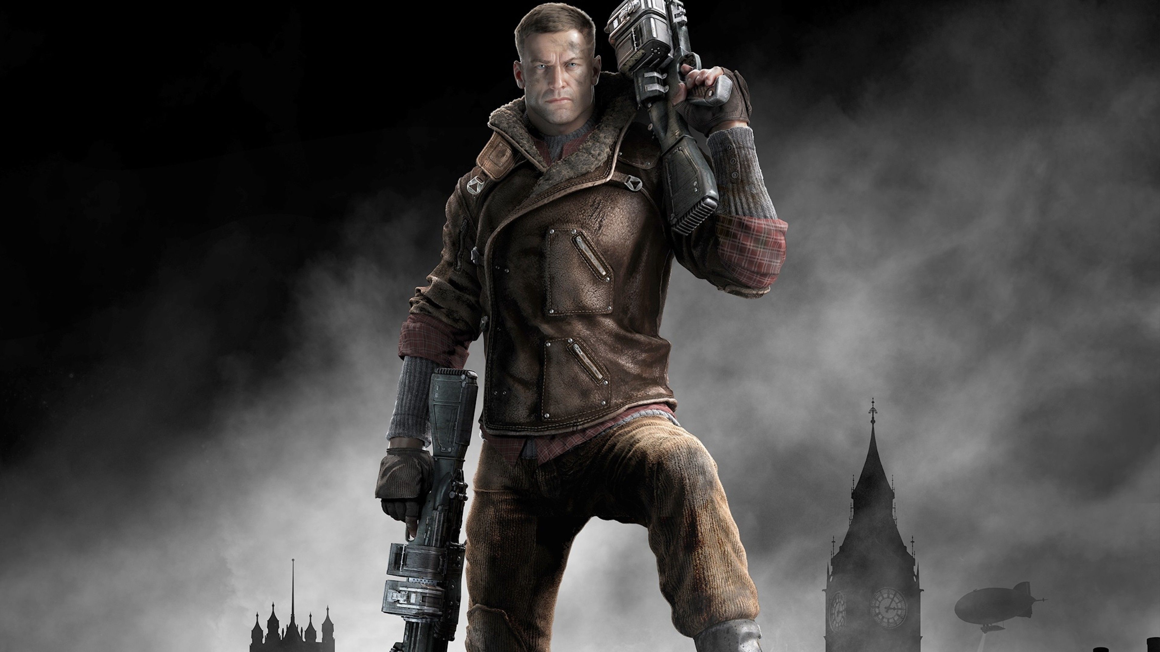 3840x2160 wolfenstein the new order 4k HD games Wallpaper