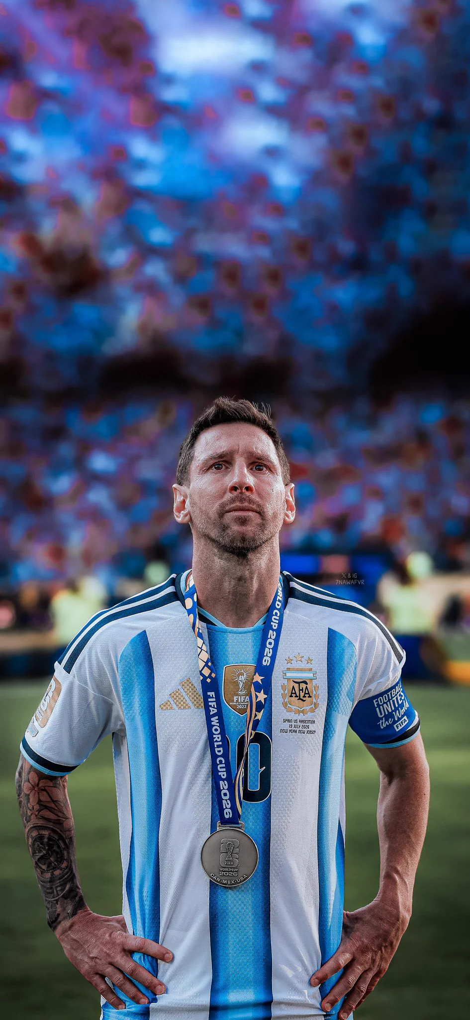 945x2048 Football Wallpaper on X: Messi ! You will remain the best in history