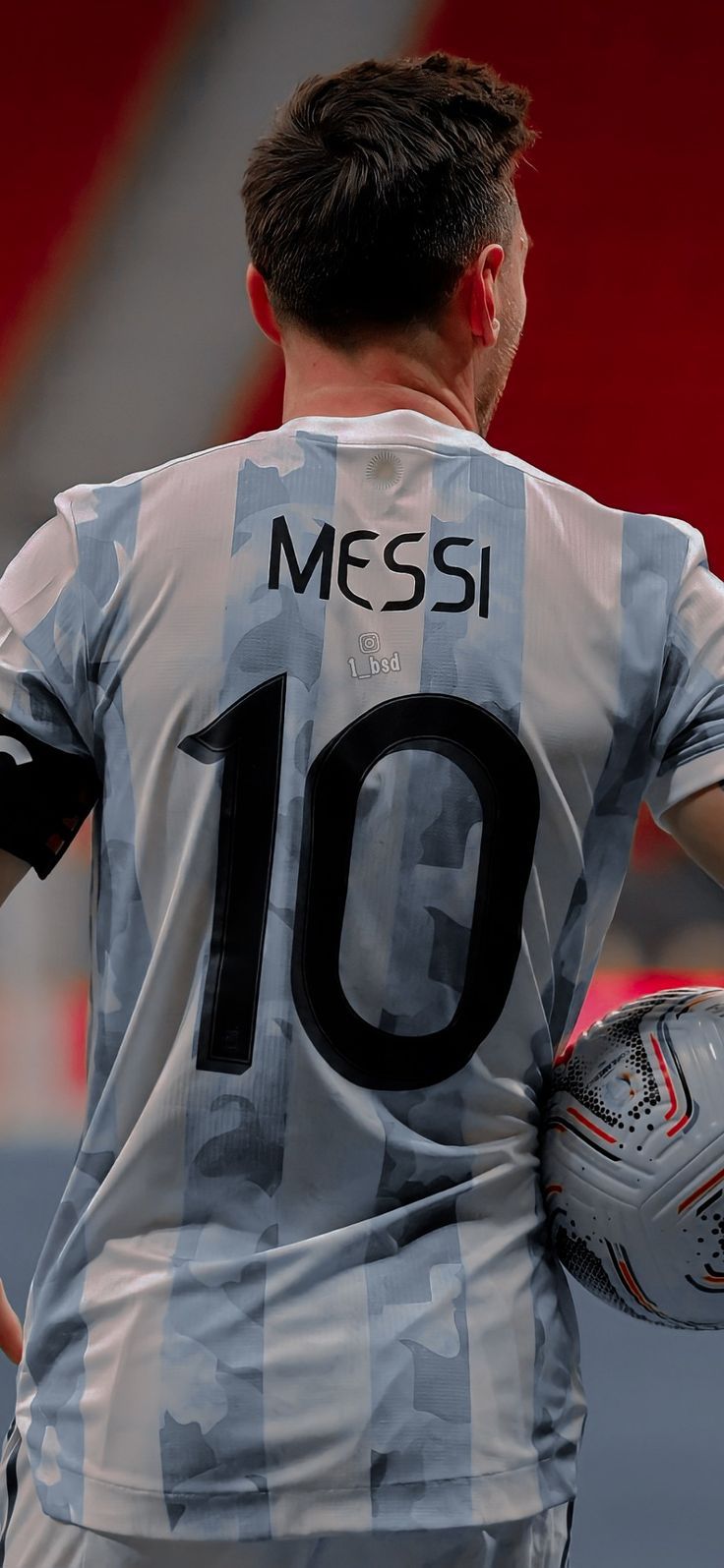 736x1595 Jersey Wallpaper Messi Lionel Messi Argentina Jersey Art Board Print By Dmgsgw Redbubble