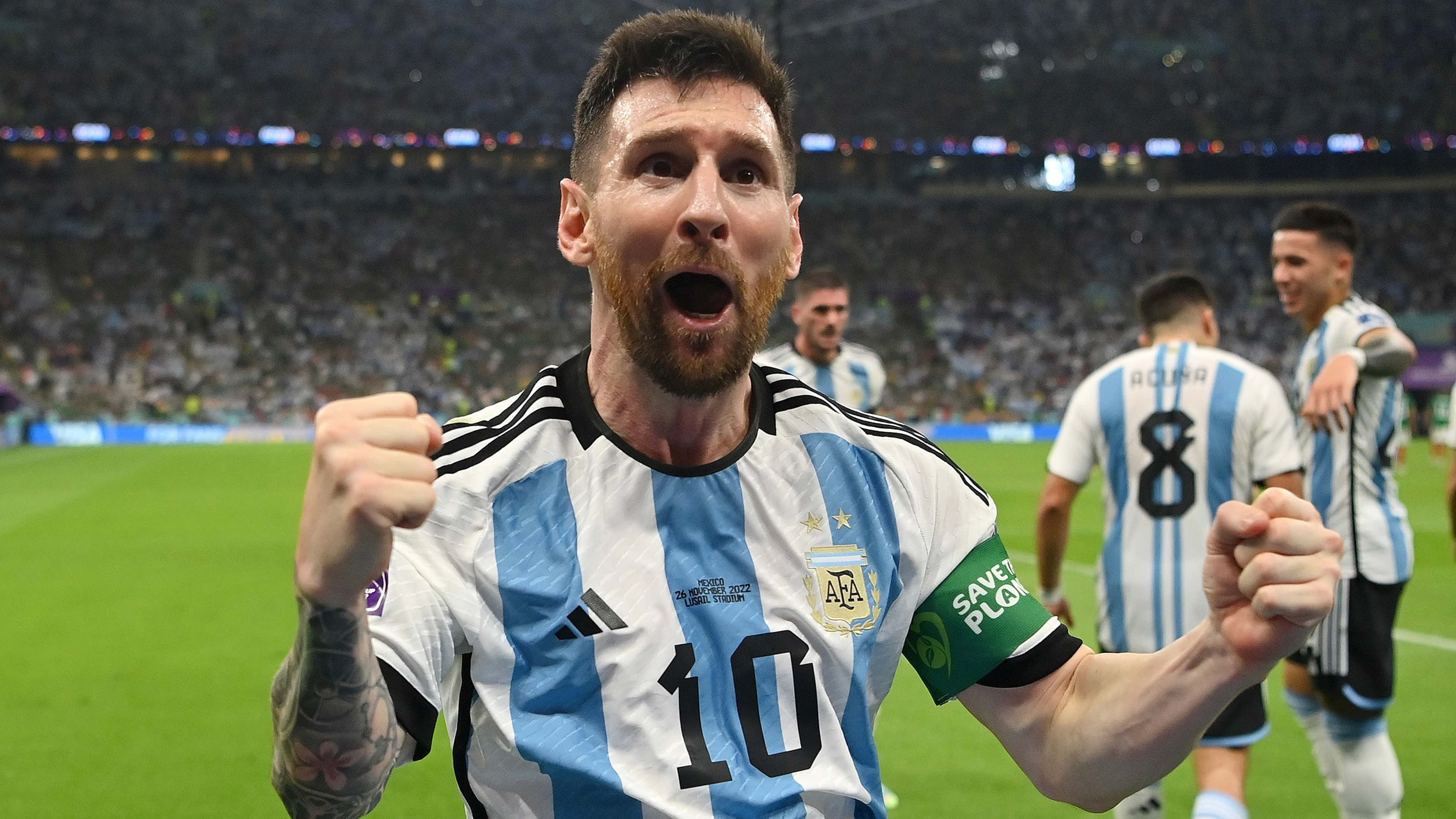 3840x2160 Download Lionel Messi Celebration Argentina World Cup Victory4 K Wallpaper