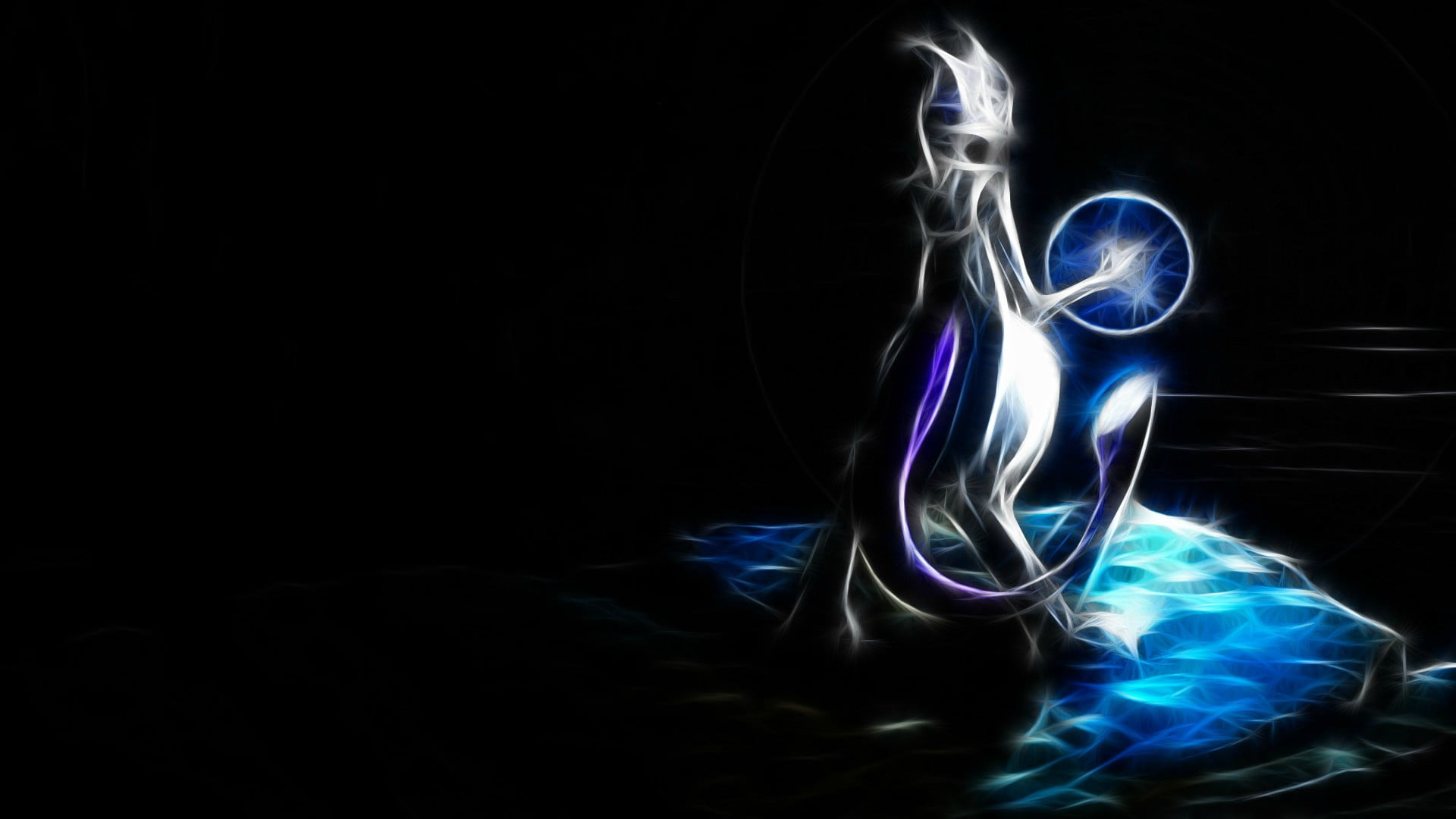 1920x1080 Pokemon Mewtwo HD wallpaper, Mewtwo, Pokémon, Fractalius HD wallpaper