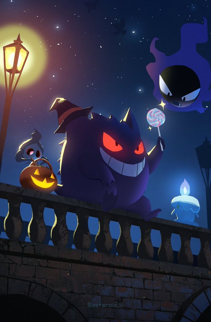 736x1122 Ghost pokémon wallpaper. Halloween pokémon wallpaper, Pokemon background night, Pokemon fanarts