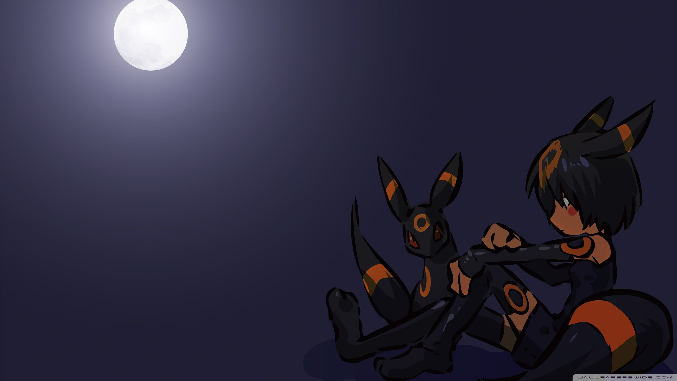 2560x1440 Umbreon Pokemon Dark 4K UHD Wallpaper for UltraHD Desktop and TV : Smartphone and Tablet Devices