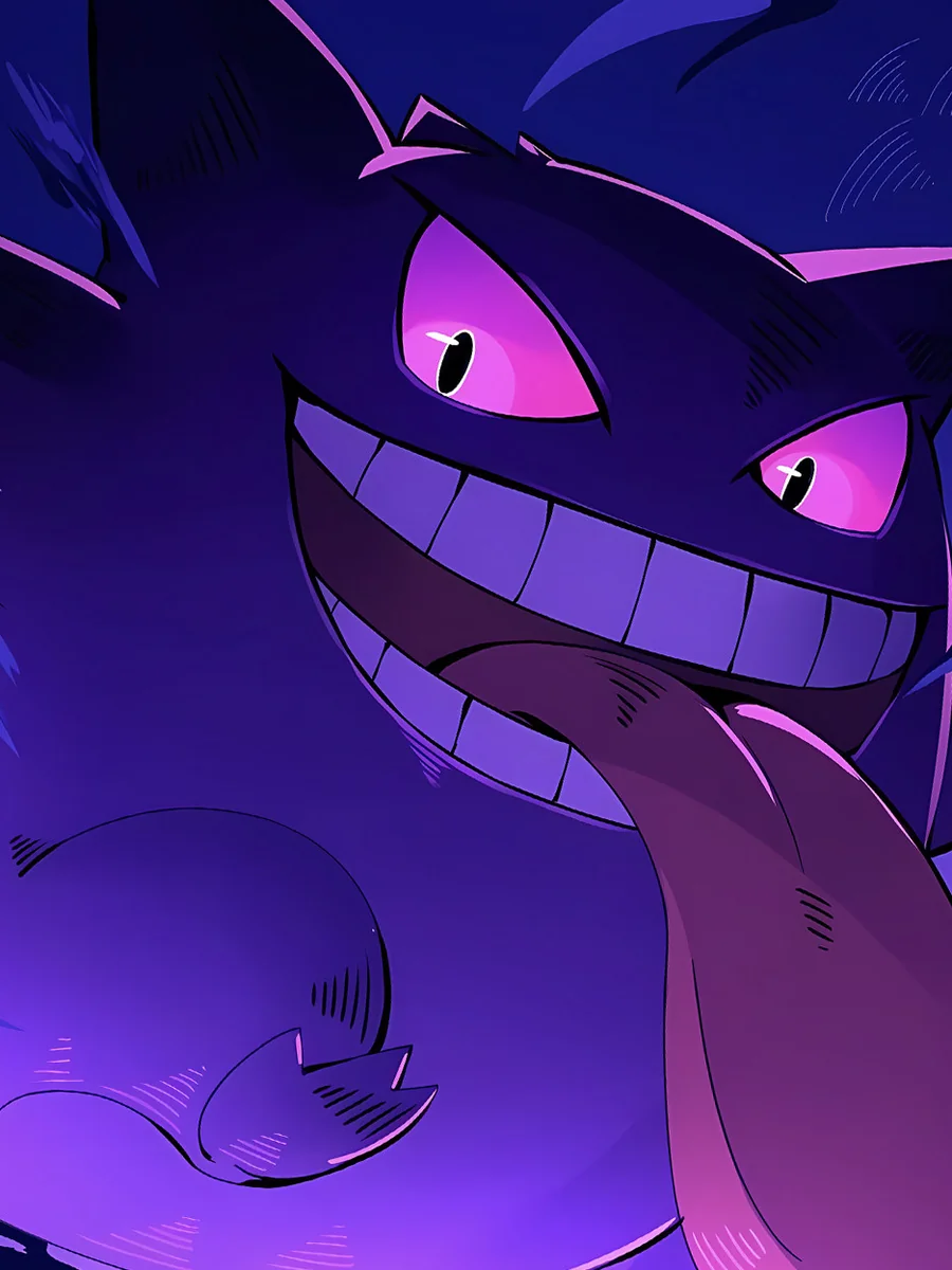900x1200 Gengar Art Print