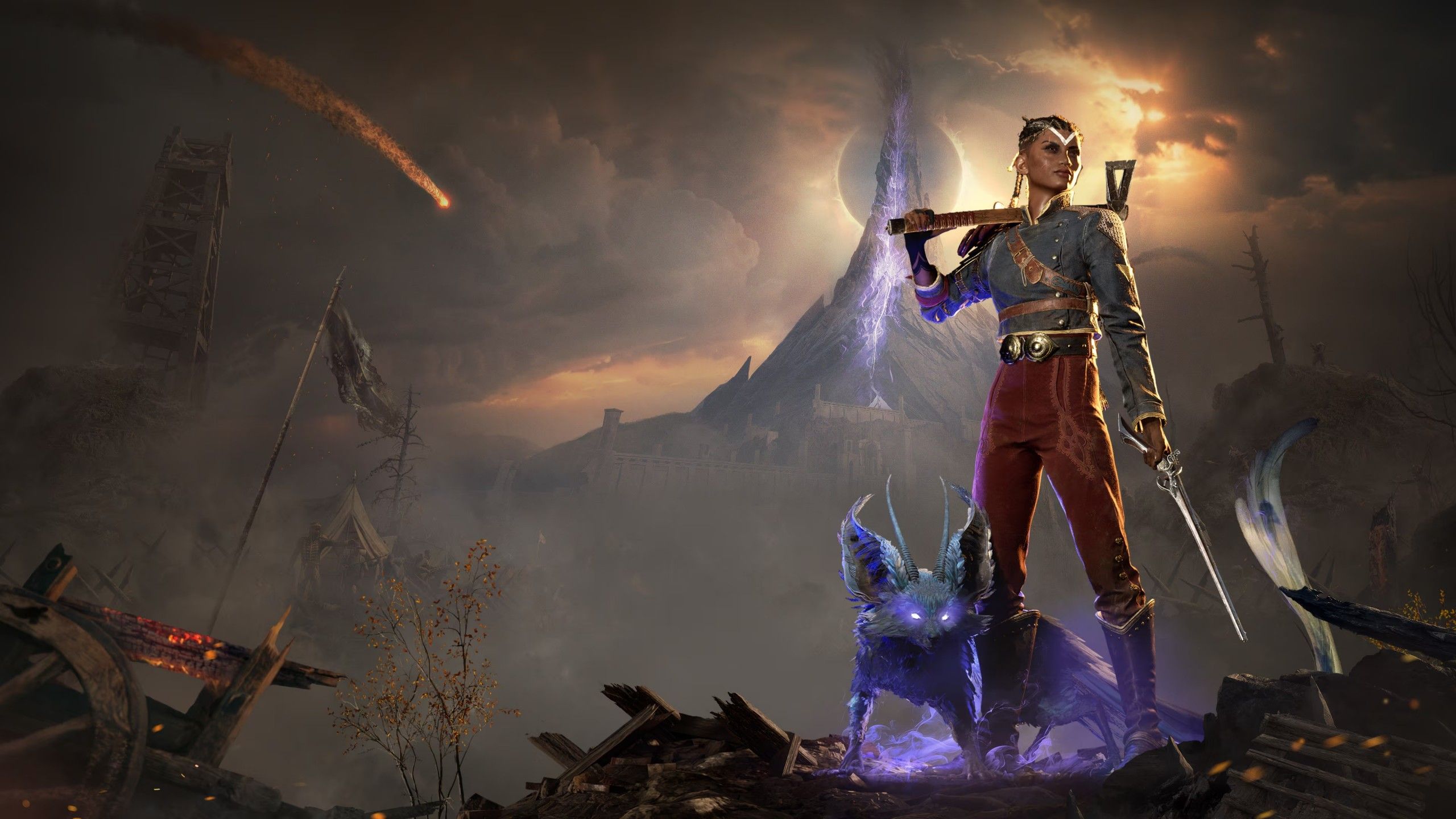 2560x1440 Nor Vanek 4K HD Flintlock The Siege of Dawn Wallpaper