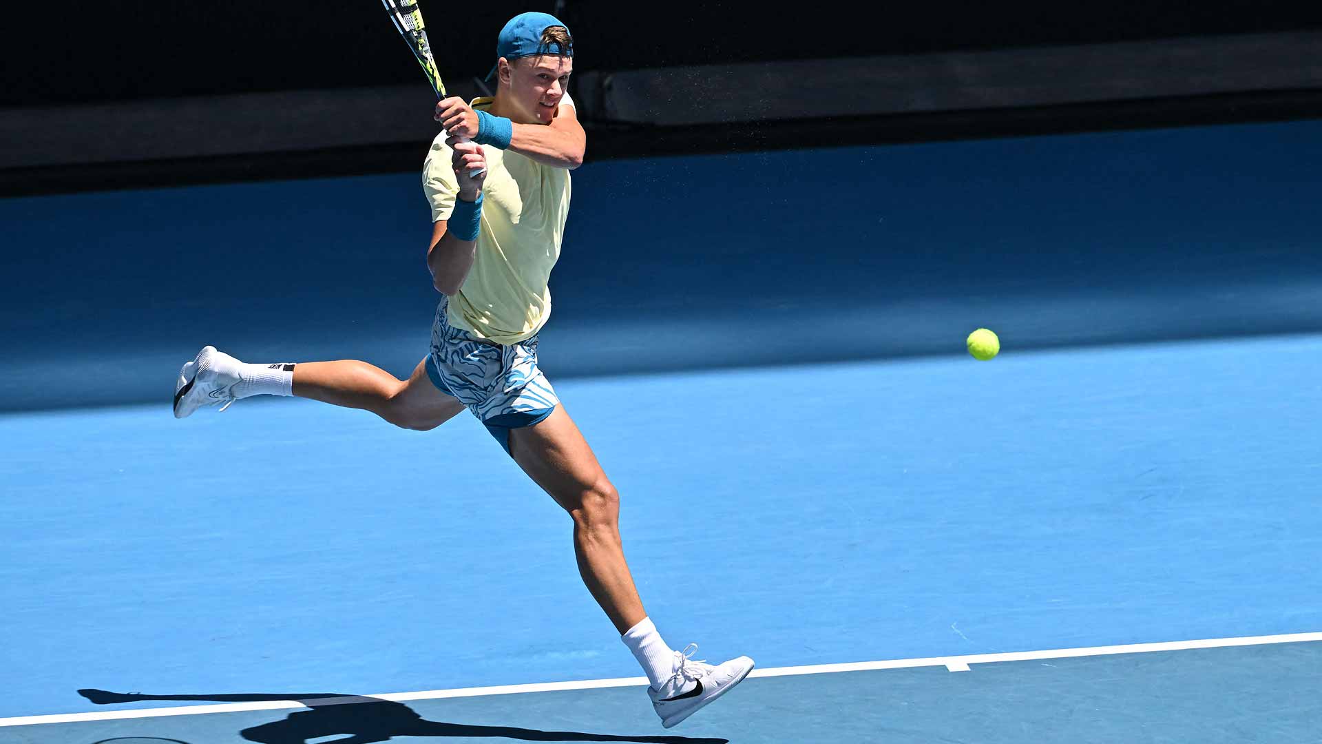 1920x1080 Holger Rune Rolls Ankle & Humbert At Australian Open