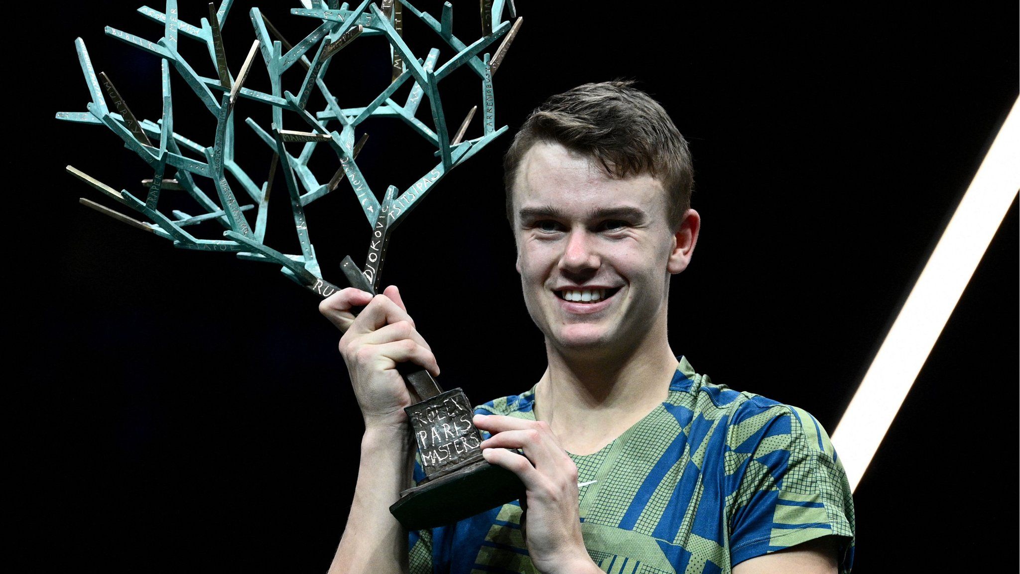 2048x1152 Paris Masters: Holger Rune stuns Novak Djokovic to claim maiden Masters title