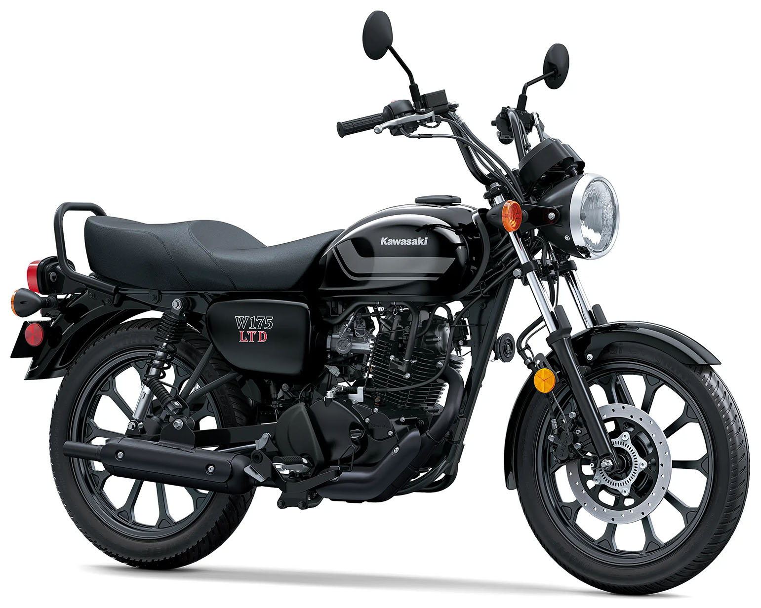 1541x1232 New 2026 Kawasaki W175 LTD. Motorcycles in Bartonsville PA