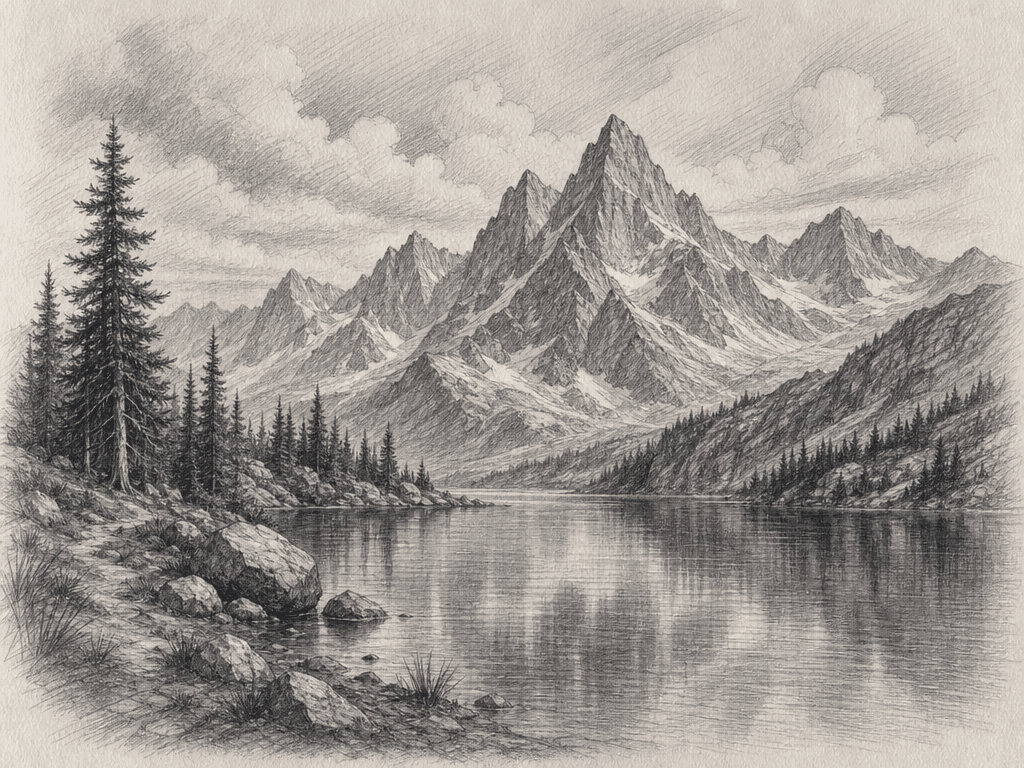 1024x768 Sketch Drawing Prompts