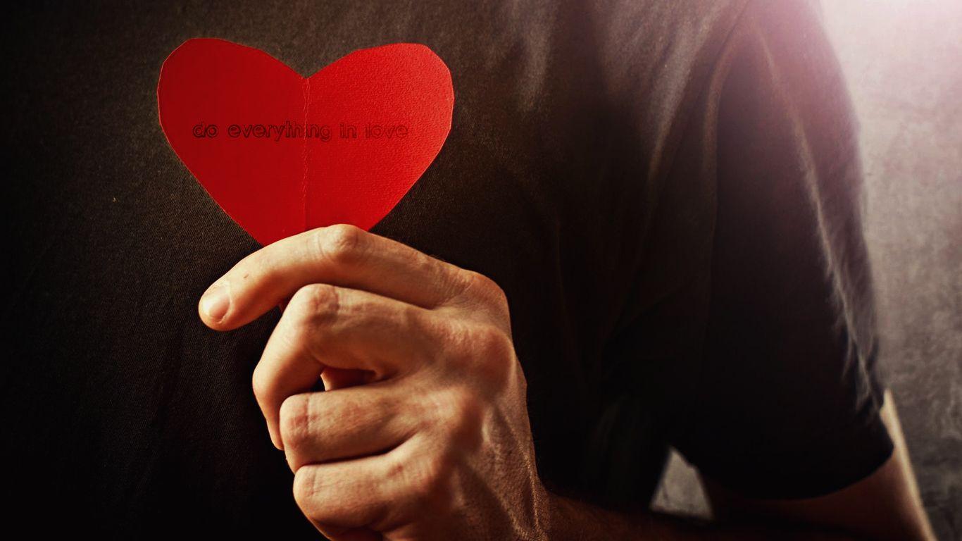 1366x768 Do Everything In Love Christian Wallpaper HD Donation Image 1366 * 768 HD Wallpaper