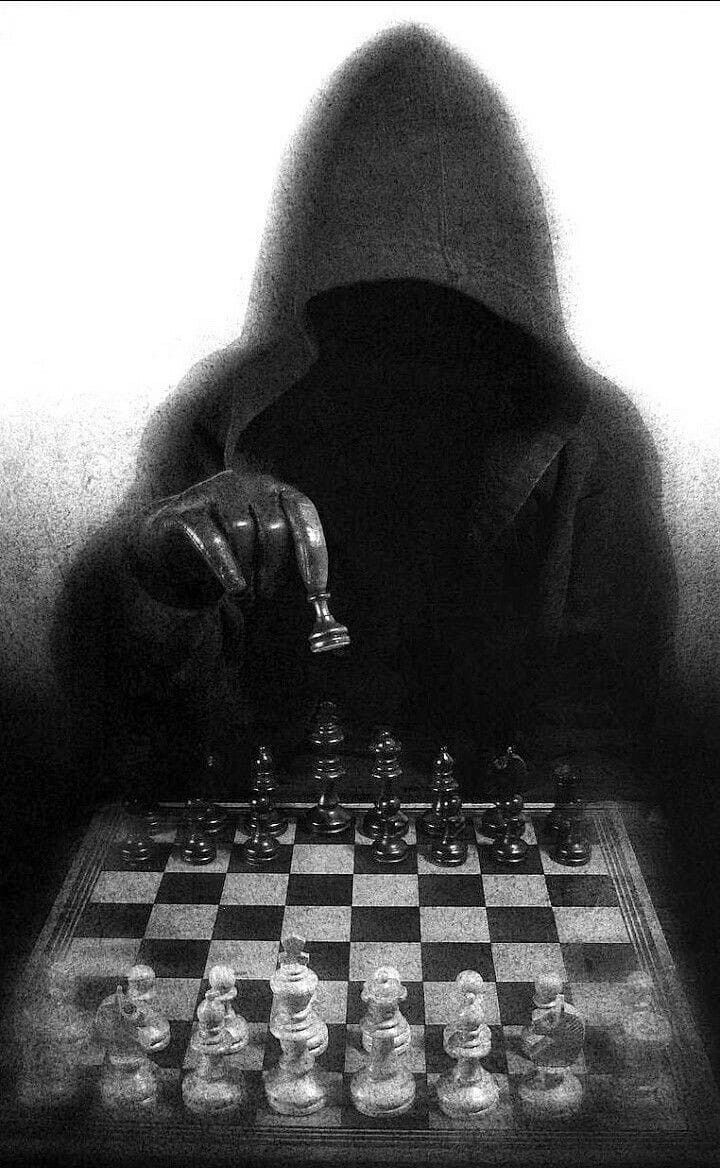 720x1168 Grim Reaper Chess Tattoo Design. Grim reaper playing chess, Chess aesthetic, Chess art
