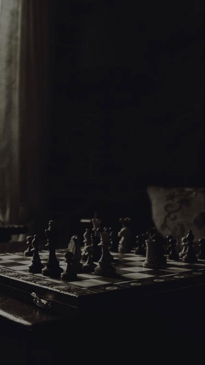 676x1200 Black and White Chess Pieces. Wizards chess aesthetic, Dark chess aesthetic, Chess game