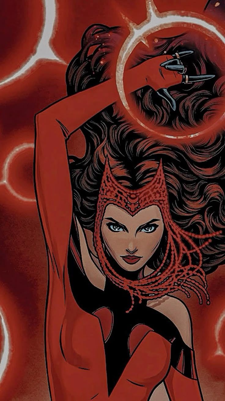 736x1308 scarlet witch wallpaper // lockscreen ⊹ ⋆ ﾟ