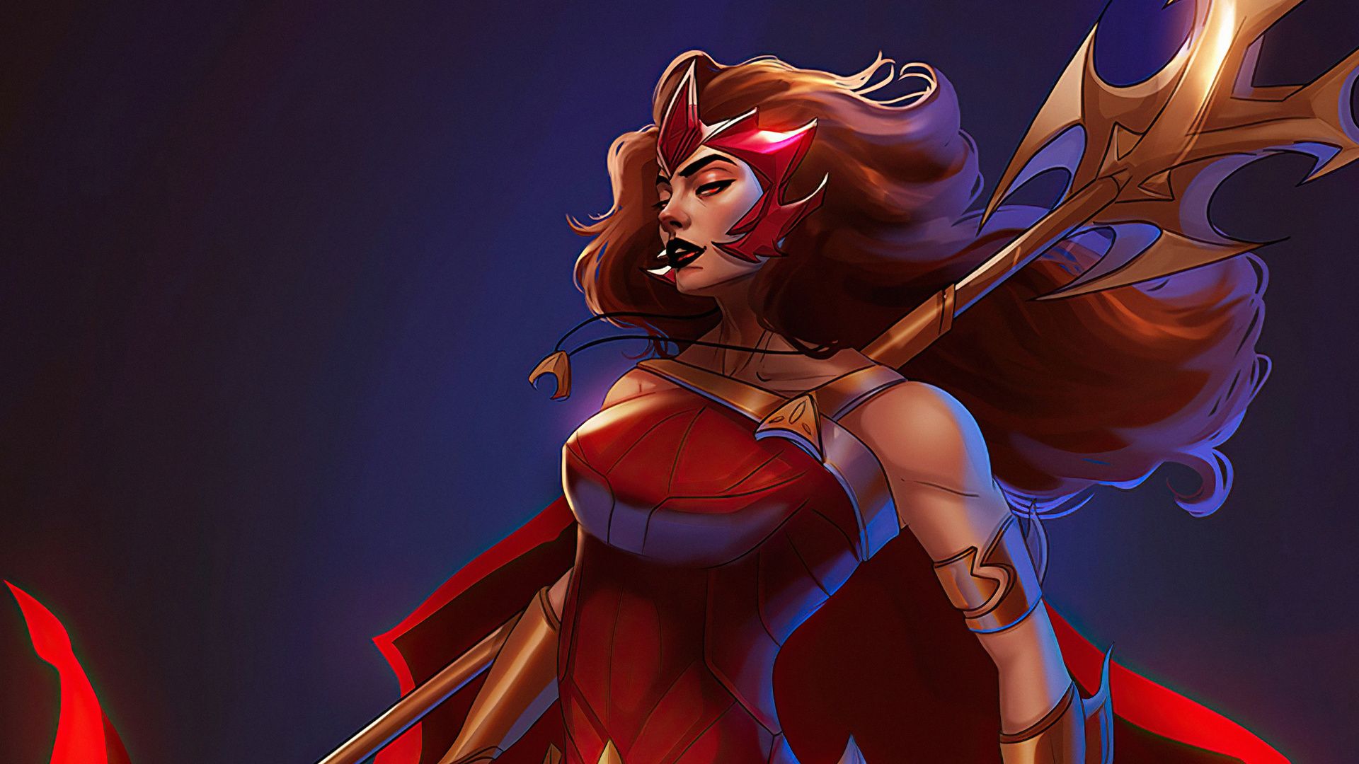 1920x1080 Scarlet Witch Comic Art Laptop Full HD 1080P , HD 4k Wallpaper , Image, Background, Photos and Picture