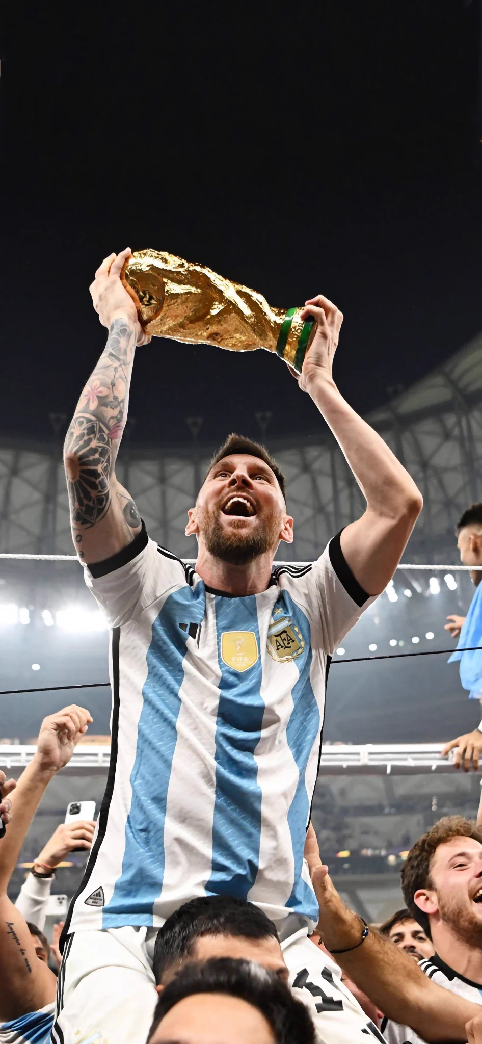 946x2048 Wallpaper Football on X: Wallpaper Lionel Messi World Cup 4k