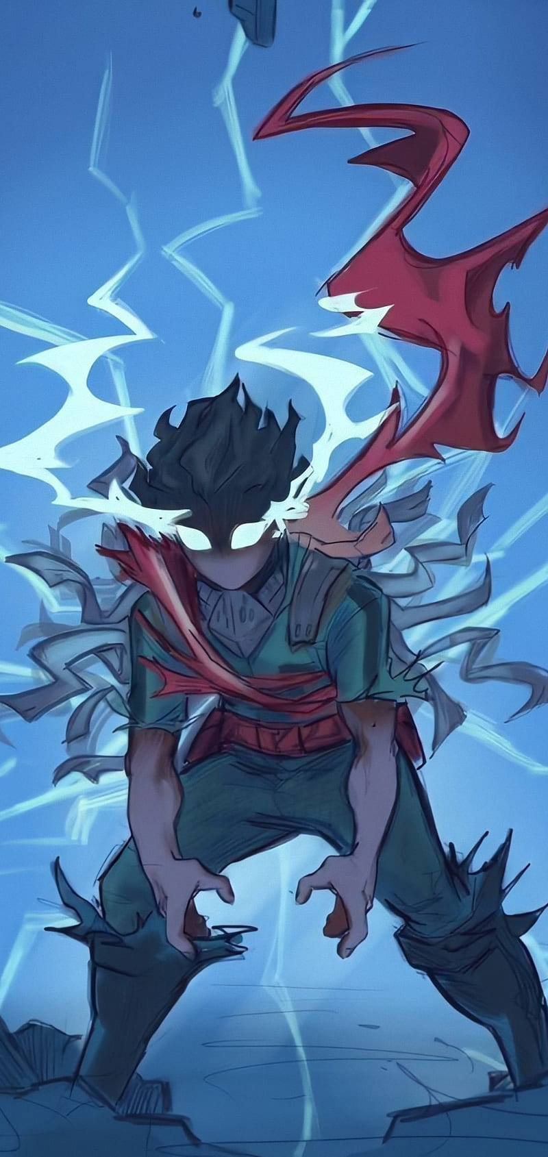 800x1689 HD one for all deku wallpaper