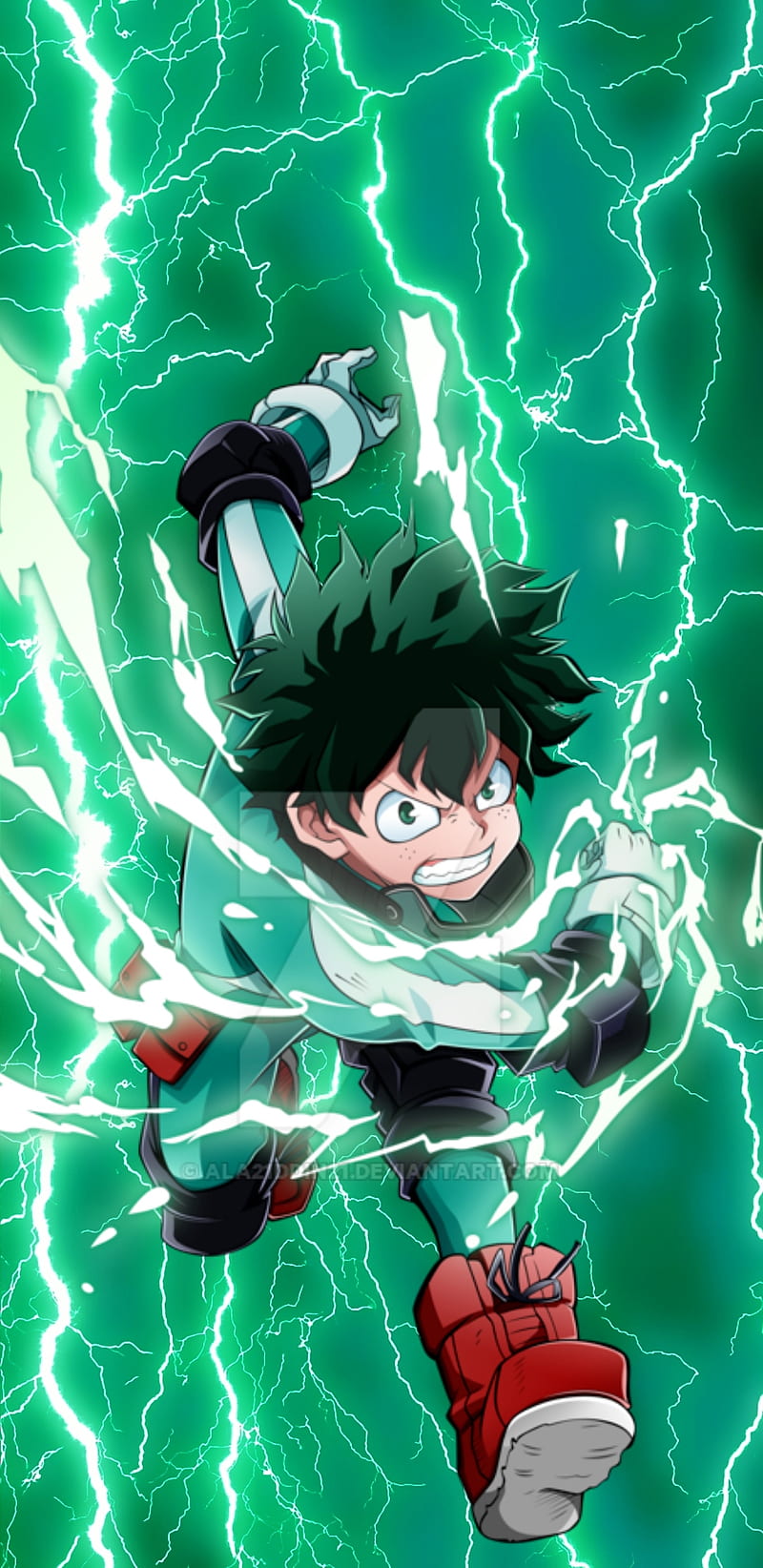 800x1644 One for All, my hero academia, midoriya, izuku, HD phone wallpaper
