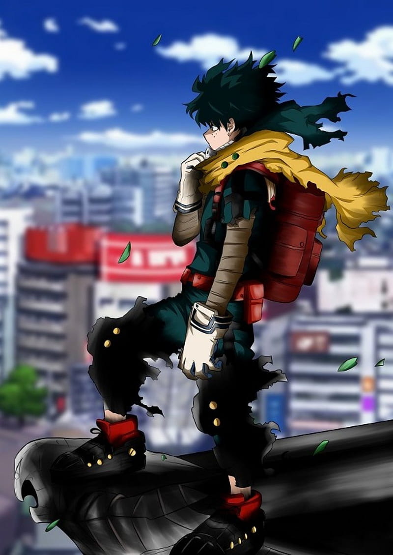 800x1129 Izuku Midorya, all might, deku, izukumidoriya, midoriya, my hero academia, one for all, HD phone wallpaper