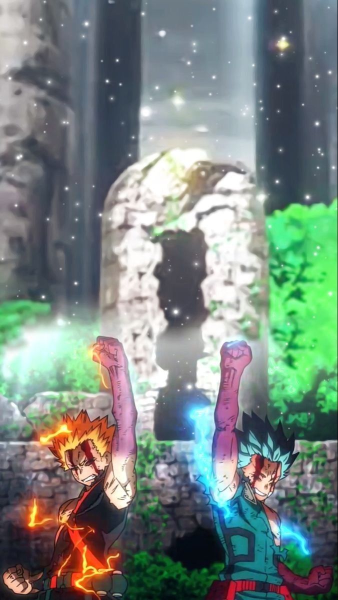 676x1200 Deku / Bakugo