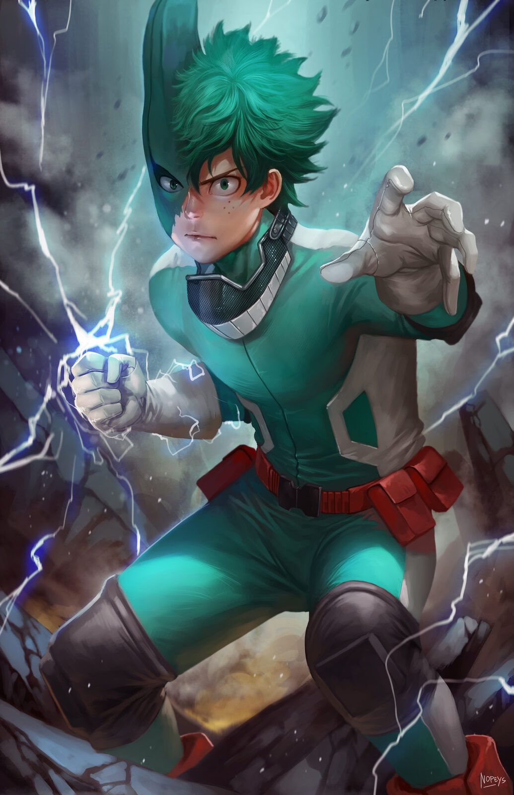 1035x1600 Deku Wall Art. My Hero Academia Acrylic, Canvas, Metal Prints
