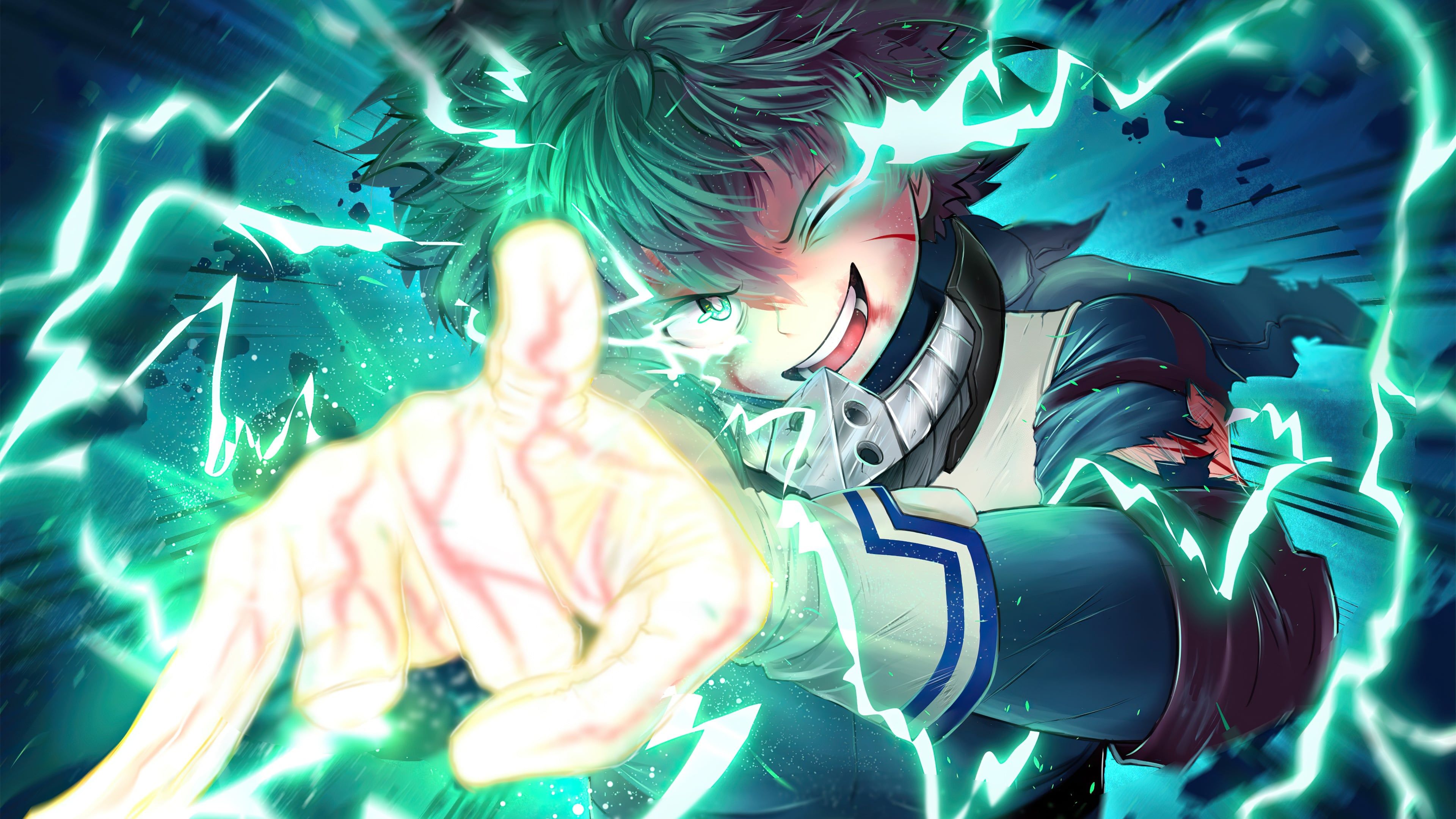 3840x2160 Izuku Midoriya Deku from My Hero Academia Anime Wallpaper 4K for Desktop