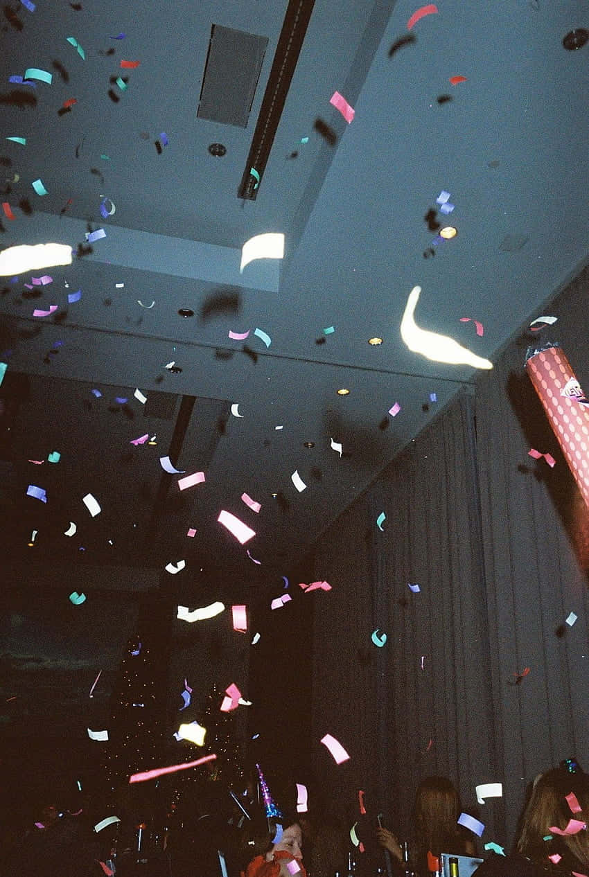 850x1266 Download Confetti Celebration Party Wallpaper