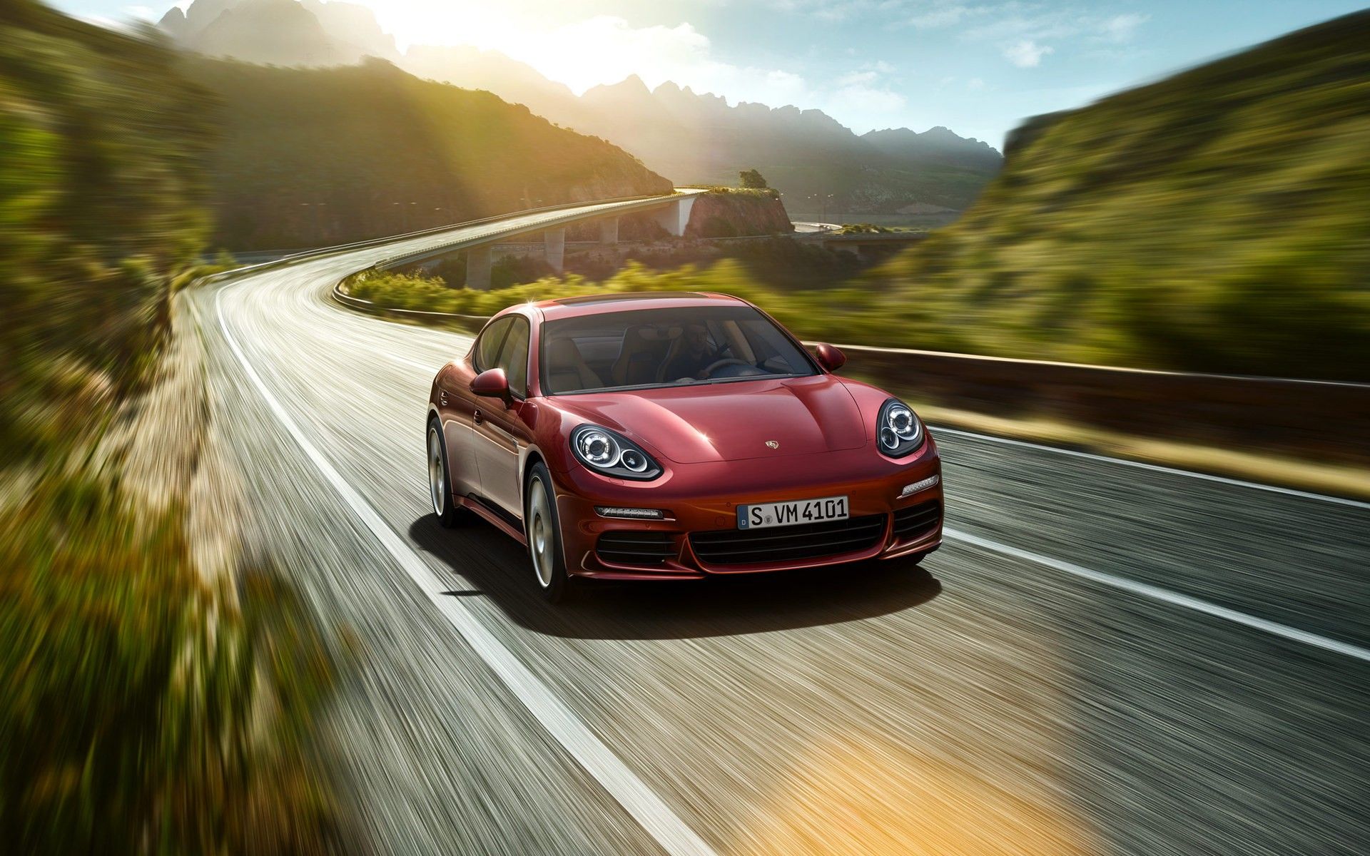 1920x1200 Porsche Panamera 4 (2014)