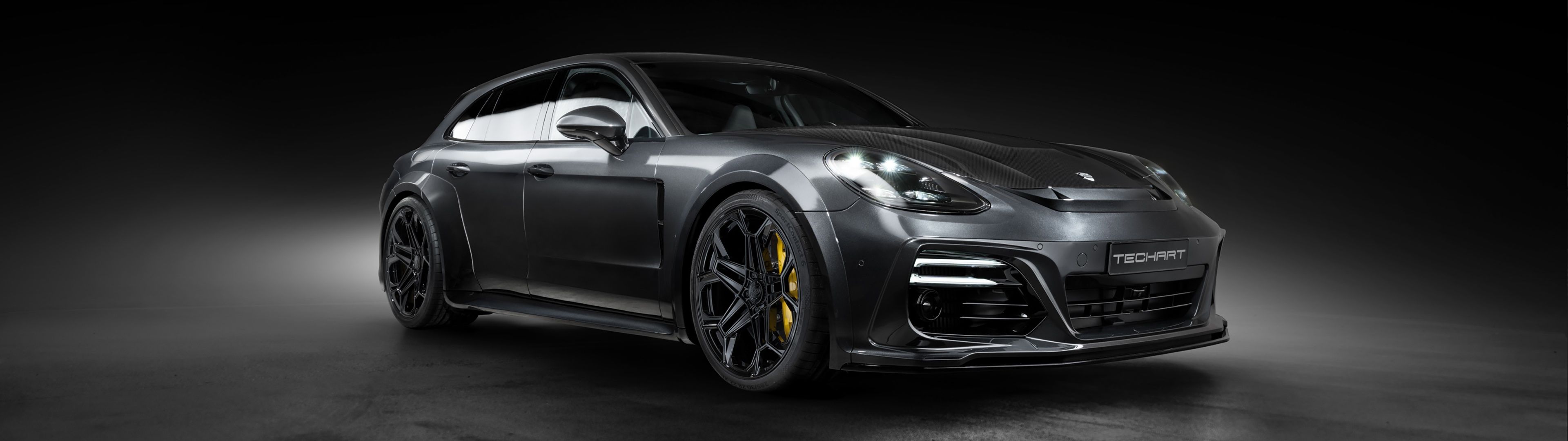 3840x1080 TechArt Porsche Panamera Sport Turismo Grand GT Wallpaper 4K, 2021