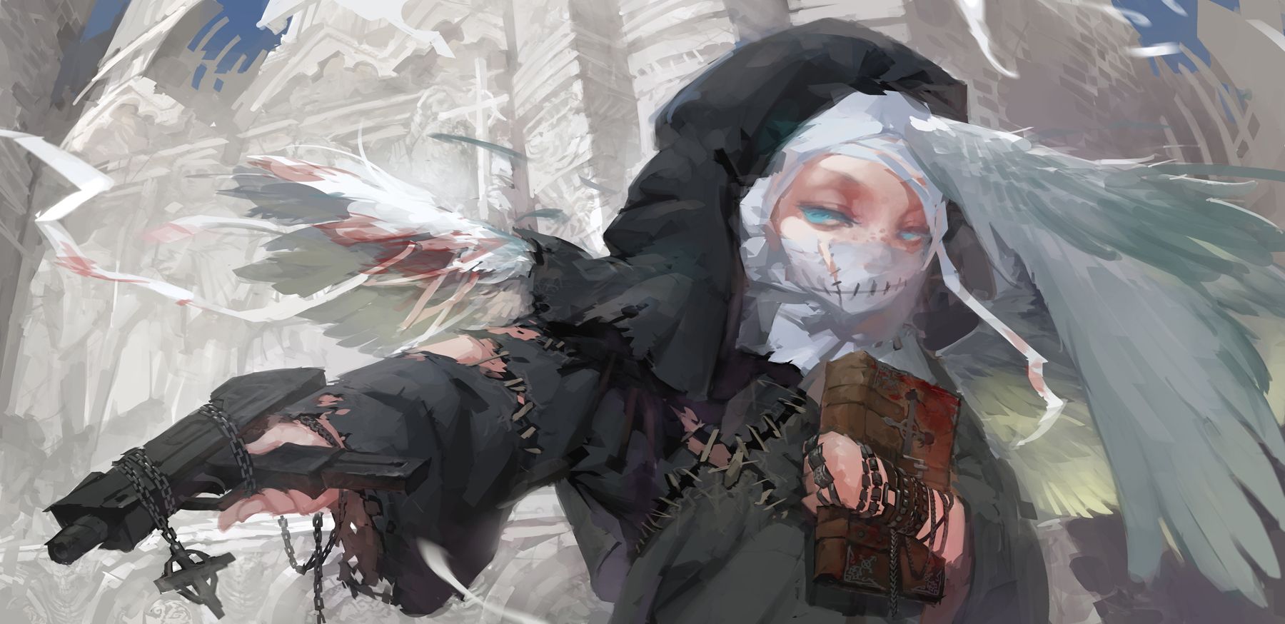 1800x874 Original Image by Rained Anime Image Board